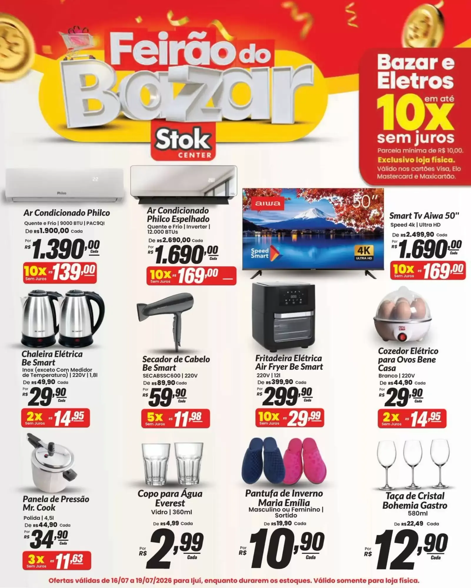 Encarte de Encarte Stok Center 16 de julho até 19 de julho 2026 - Pagina 1