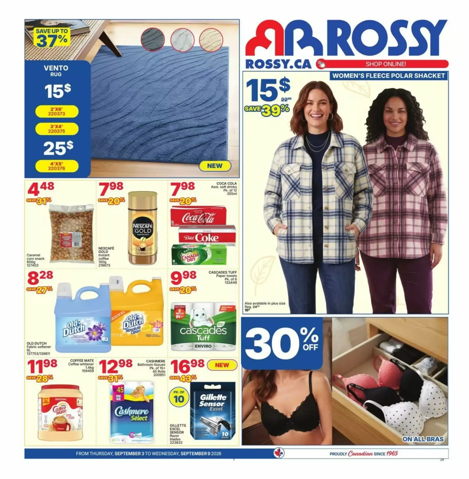 Rossy flyer week 36 from September 3 to September 9 2026 - flyer page 1