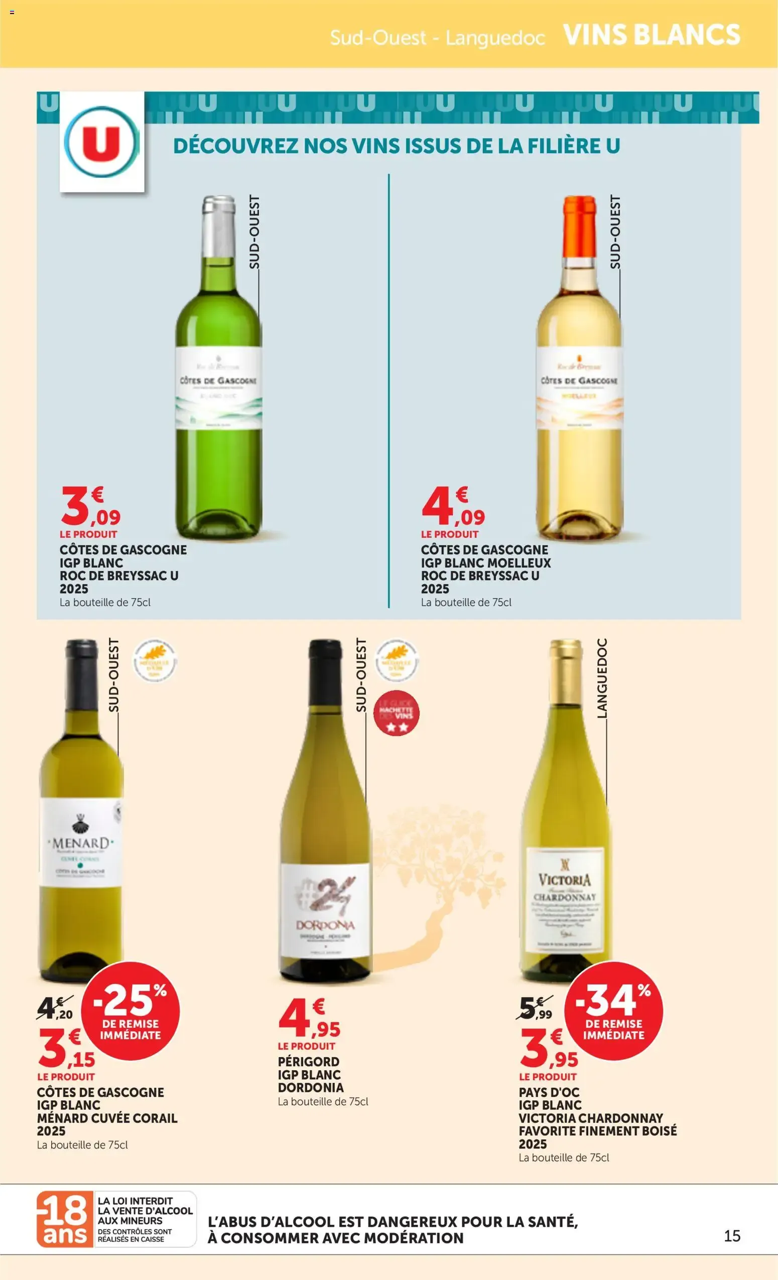 bi1 Foire aux vins Maxi marché à partir du 22/09/2026 - promo en ligne du 22 septembre au 4 octobre 2026 - Catalogue page 15