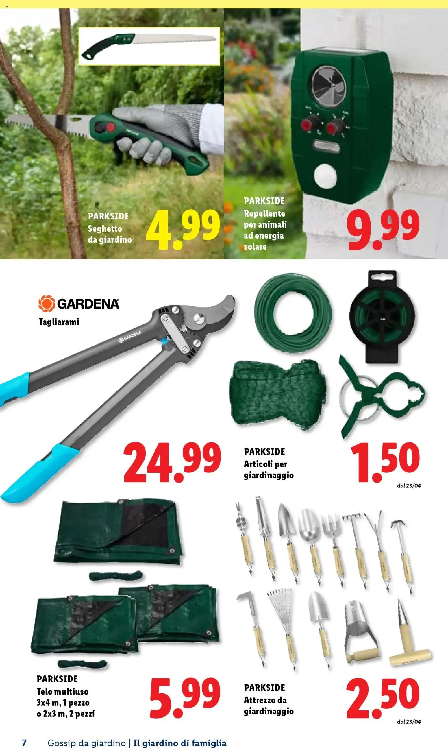 Vivi il tuo giardino - Rivista per il giardinaggio Primavera 2026 da 23 aprile a 1 luglio di 2026 - Pagina del volantino 7