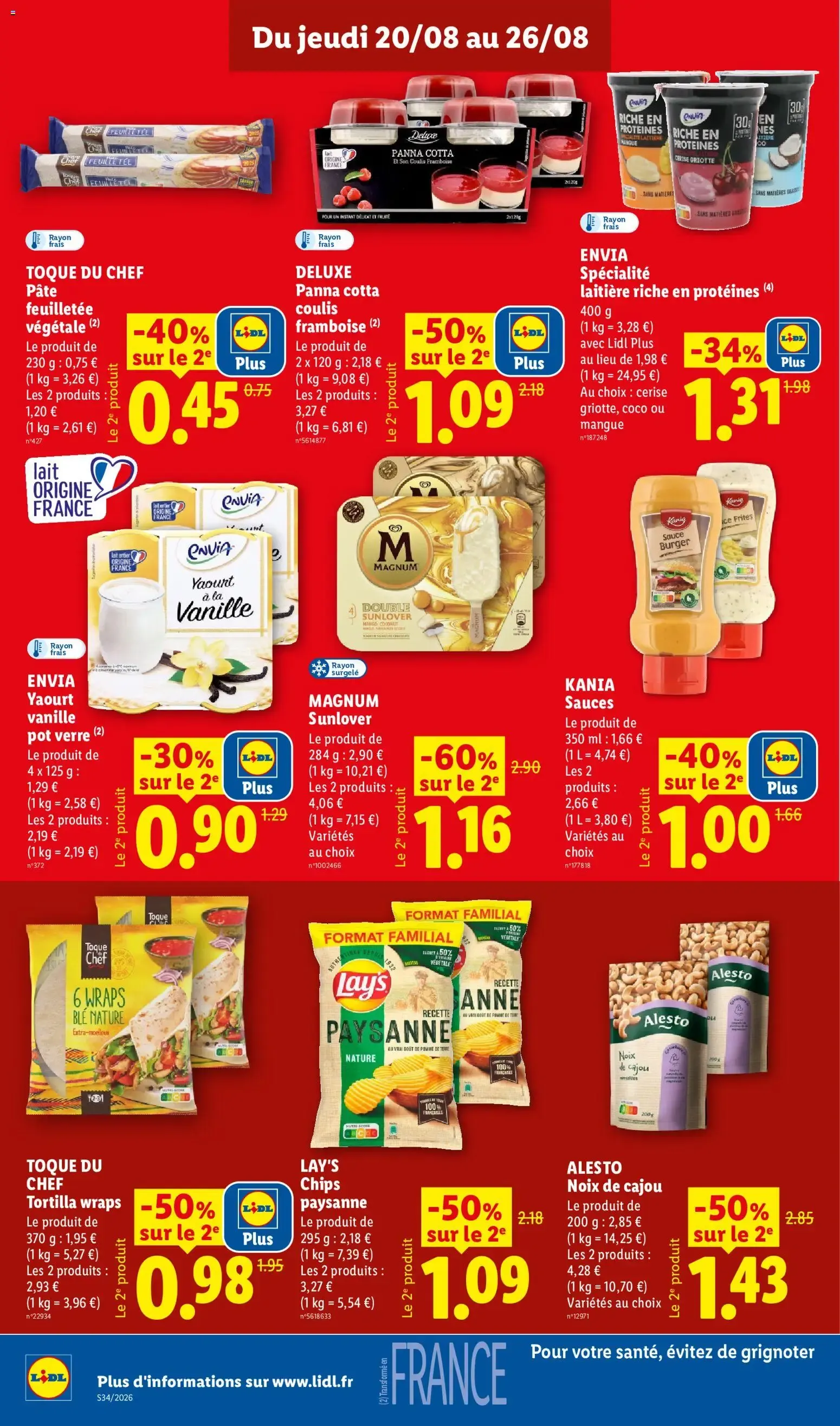 LIDL: La rentrée des économies! du 20 août au 26 août 2026 - Catalogue page 14