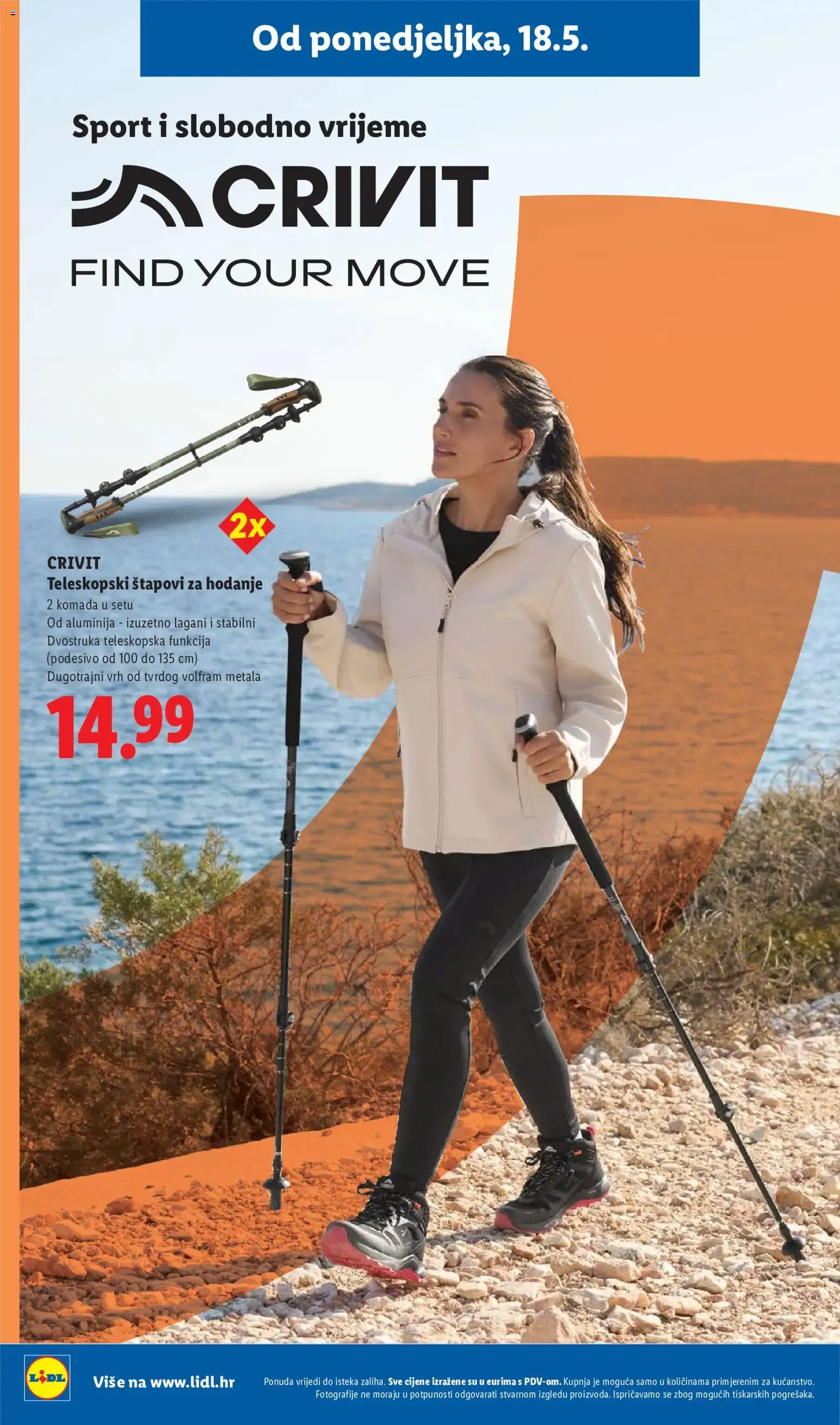 Katalog Lidl CRIVIT Find your move novi od 18.05.2026 na listanje > letak digitalni od 18. svibnja do 31. kolovoza 2026. - Pregled Stranica 8