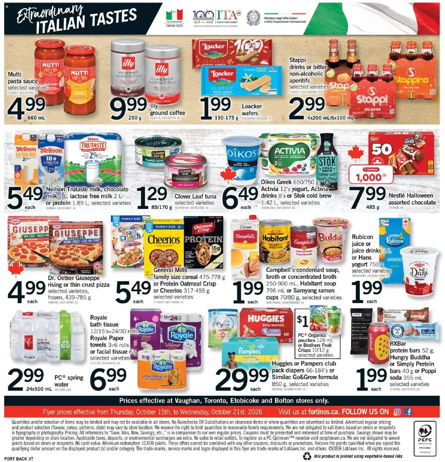 Fortinos 65th Anniversary Flyer from October 15 to October 21 2026 - flyer page 2
