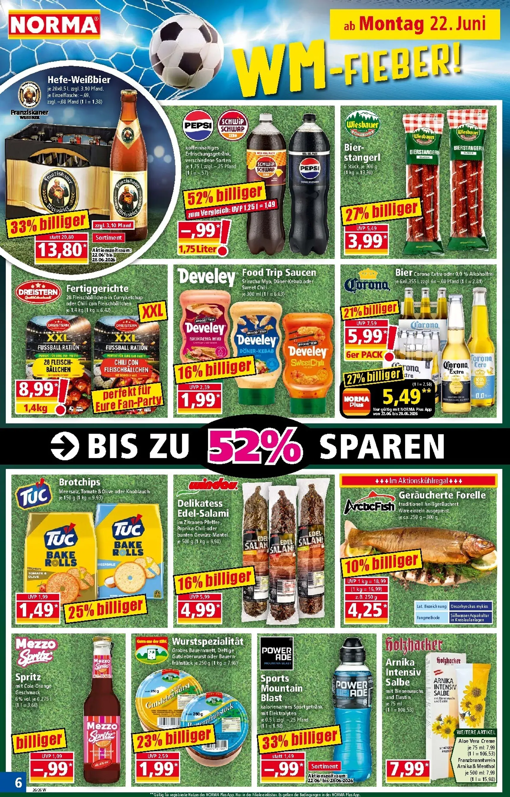 Norma Prospekt nächste Woche – von Montag 22.06.2026 bis Samstag 27.06.2026 von 22. Juni bis 27. Juni 2026 - Prospekt seite 6