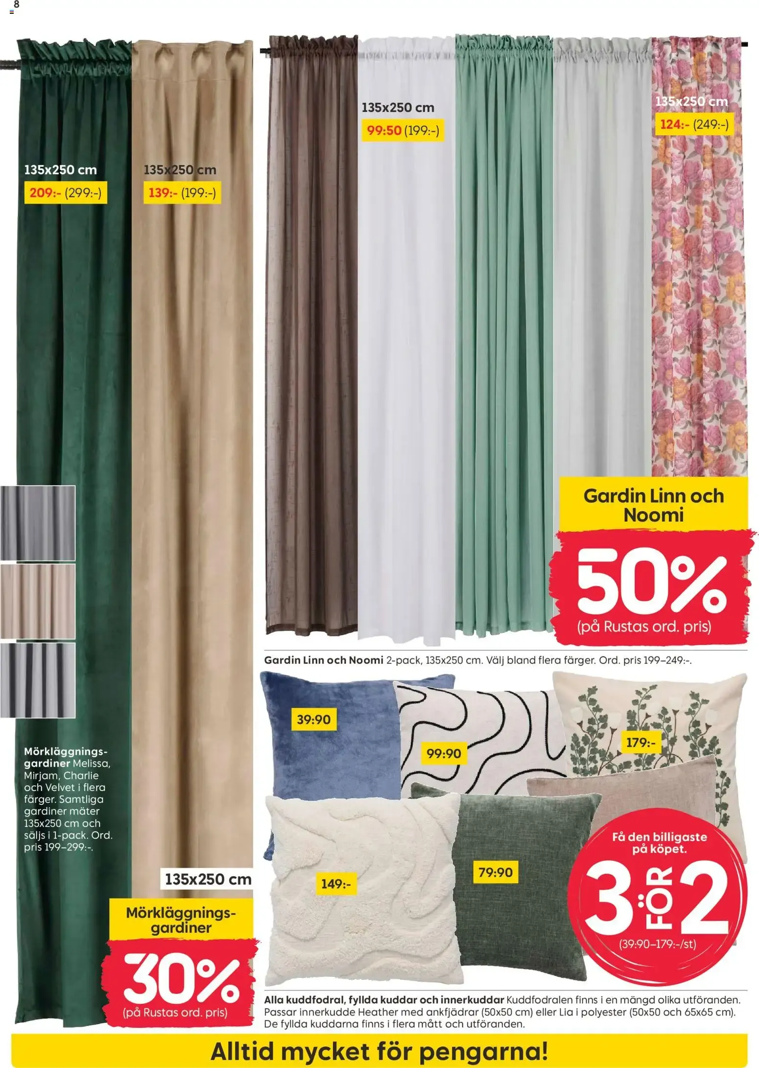 Rusta erbjudanden från 10/08/2026 - 16/08/2026 > Reklamblad nuvarande rabatter från 10 augusti till 16 augusti 2026 - Reklamblad sidor 8