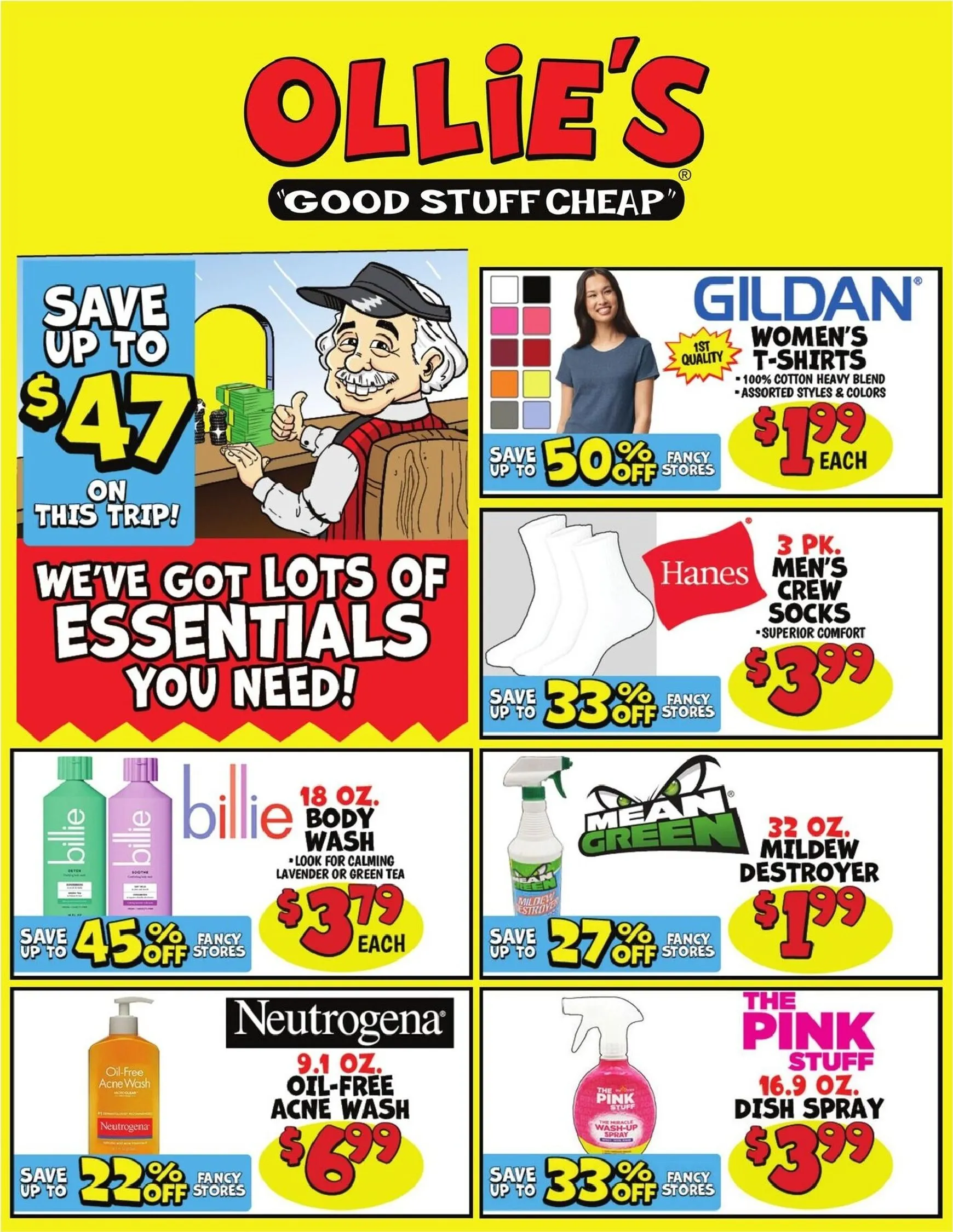 Current Ollie's leaflet valid from Thursday 08/20/2026 to Wednesday 08/26/2026