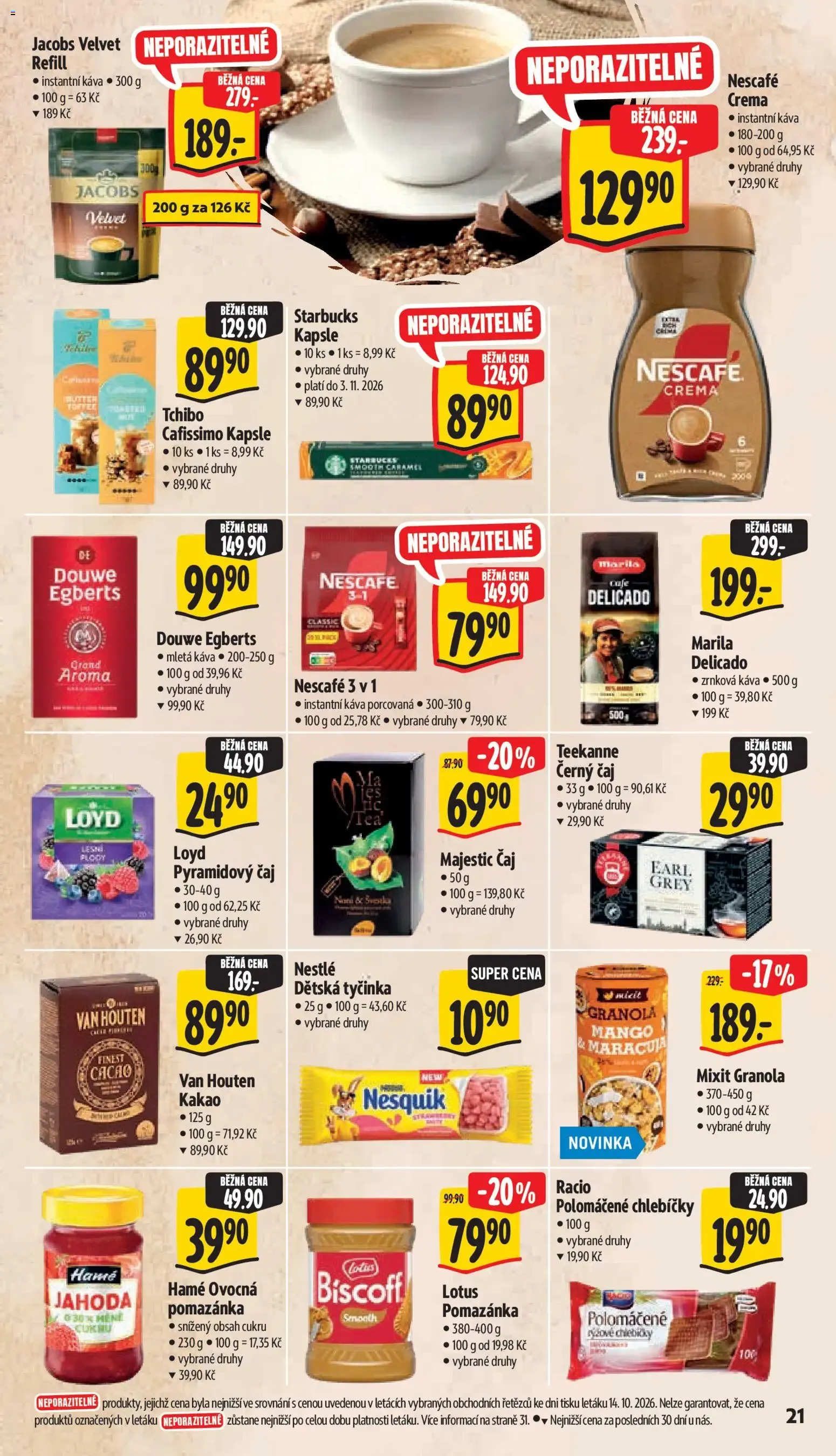 Albert leták - Hypermarket Jablonec nad Tisou od 21.10.2026 - Akční leták - 21. října 27. října 2026 - Page 37
