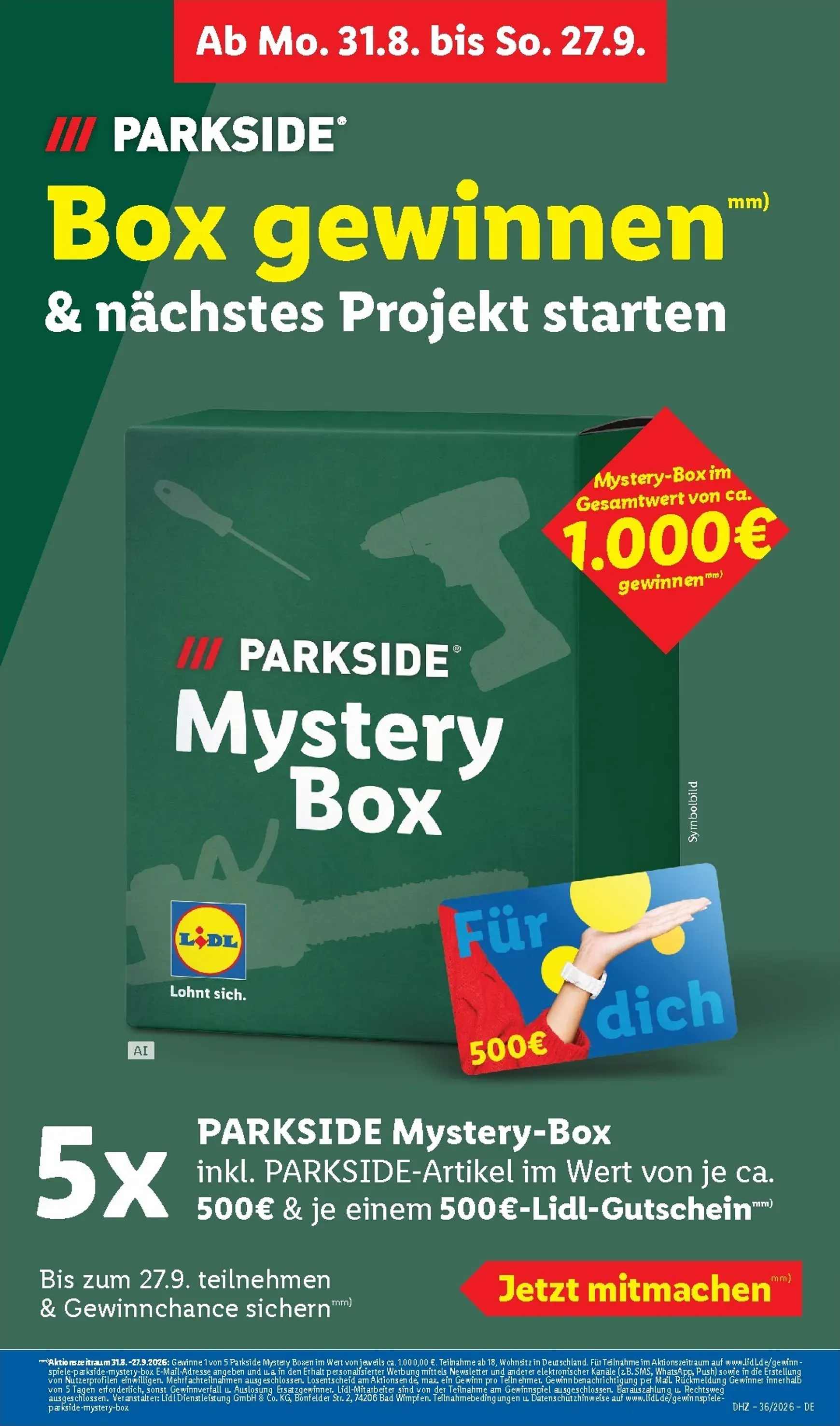 Lidl - Nonfood Prospekt nächste Woche – von Montag 07.09.2026 bis Samstag 12.09.2026 von 7. September bis 12. September 2026 - Prospekt seite 15