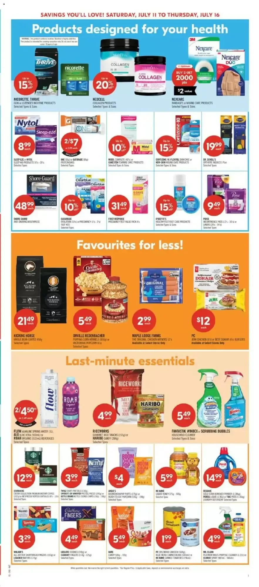 Shoppers Drug Mart flyer week 28 from July 10 to July 16 2026 - flyer page 11