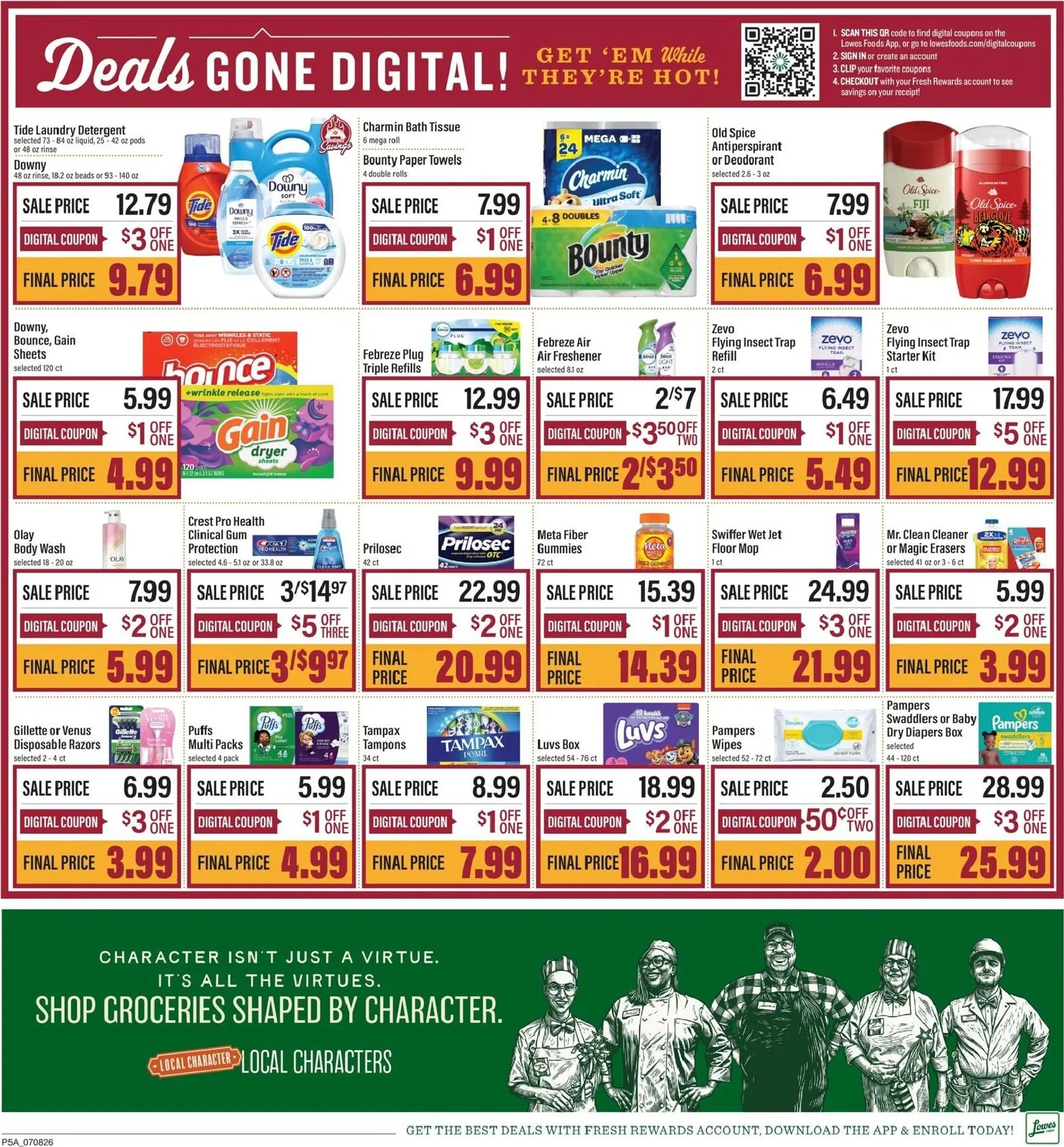 Weekly ad Current Lowes Foods leaflet valid from Wednesday 07/08/2026 to Tuesday 07/14/2026 from July 8 to July 14 2026 - Page 8