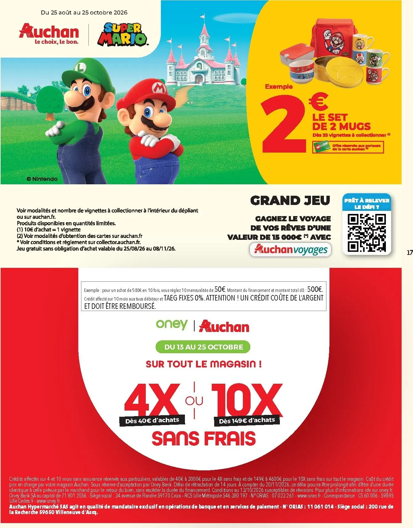 Le Grand Show d'Halloween - Auchan du 13 octobre au 25 octobre 2026 - Catalogue page 17