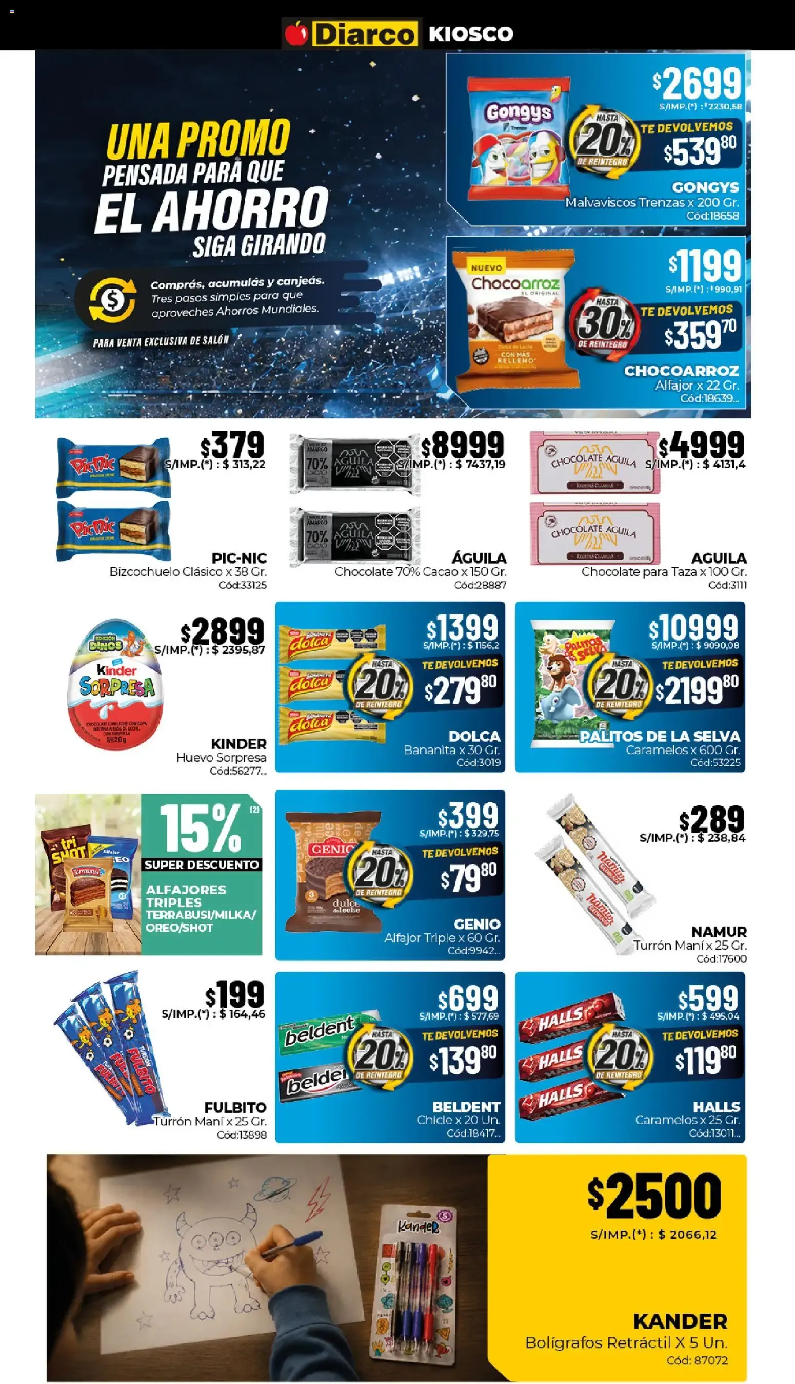 Ofertas de Diarco Ahorros Mundiales 15 de junio al 19 de junio 2026 - Página 6 del catálogo