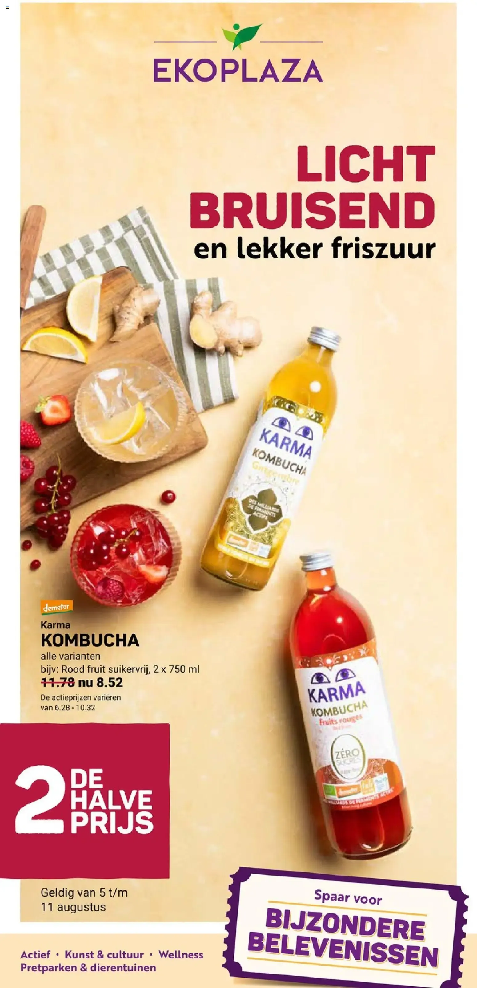 Ekoplaza - Karma Kombucha van 5 augustus tot 11 augustus 2026 - Folder pagina 1