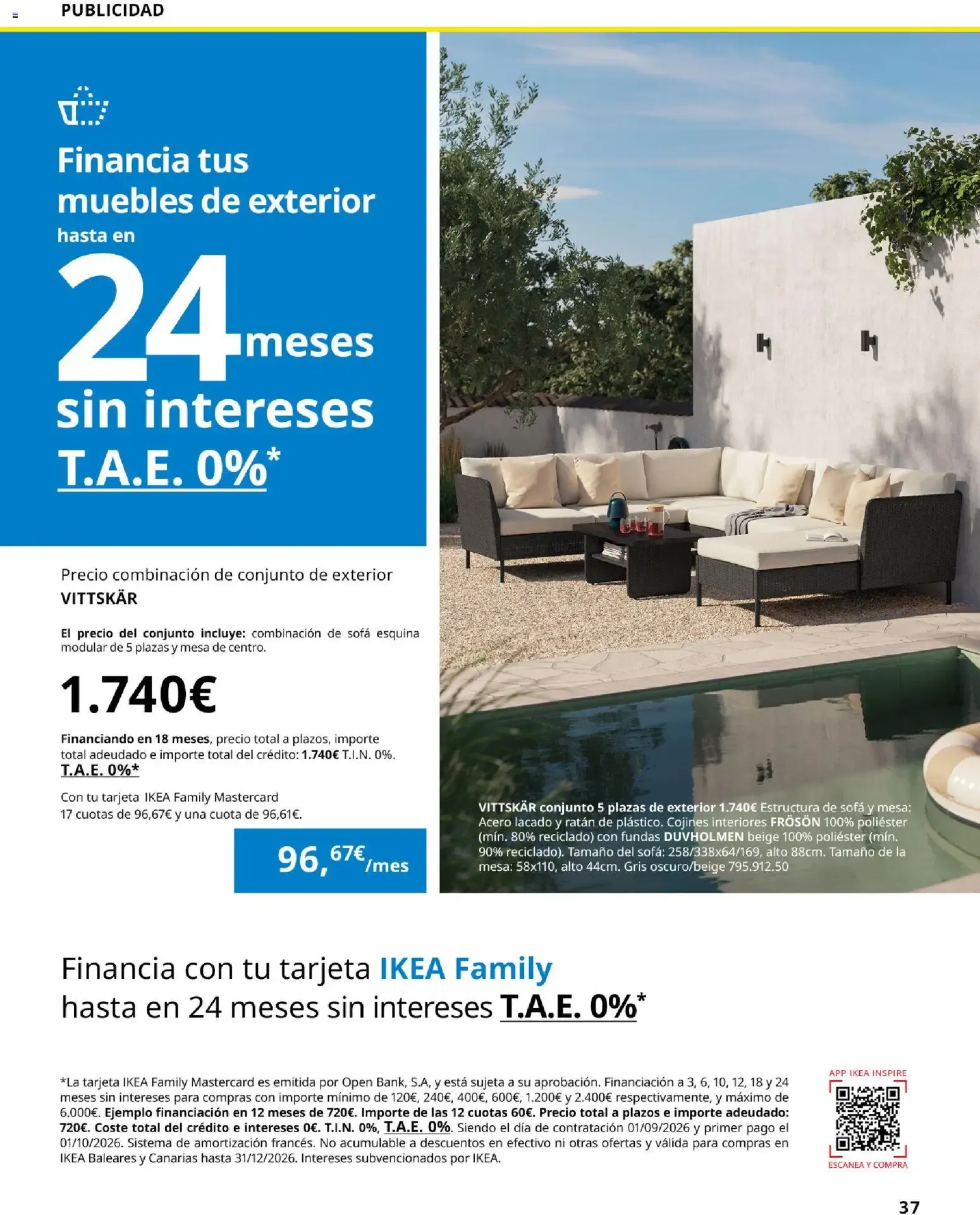 Catálogo de IKEA - Muebles de exterior del 01/09/2026 1 de septiembre al 31 de enero 2027 - Página 37