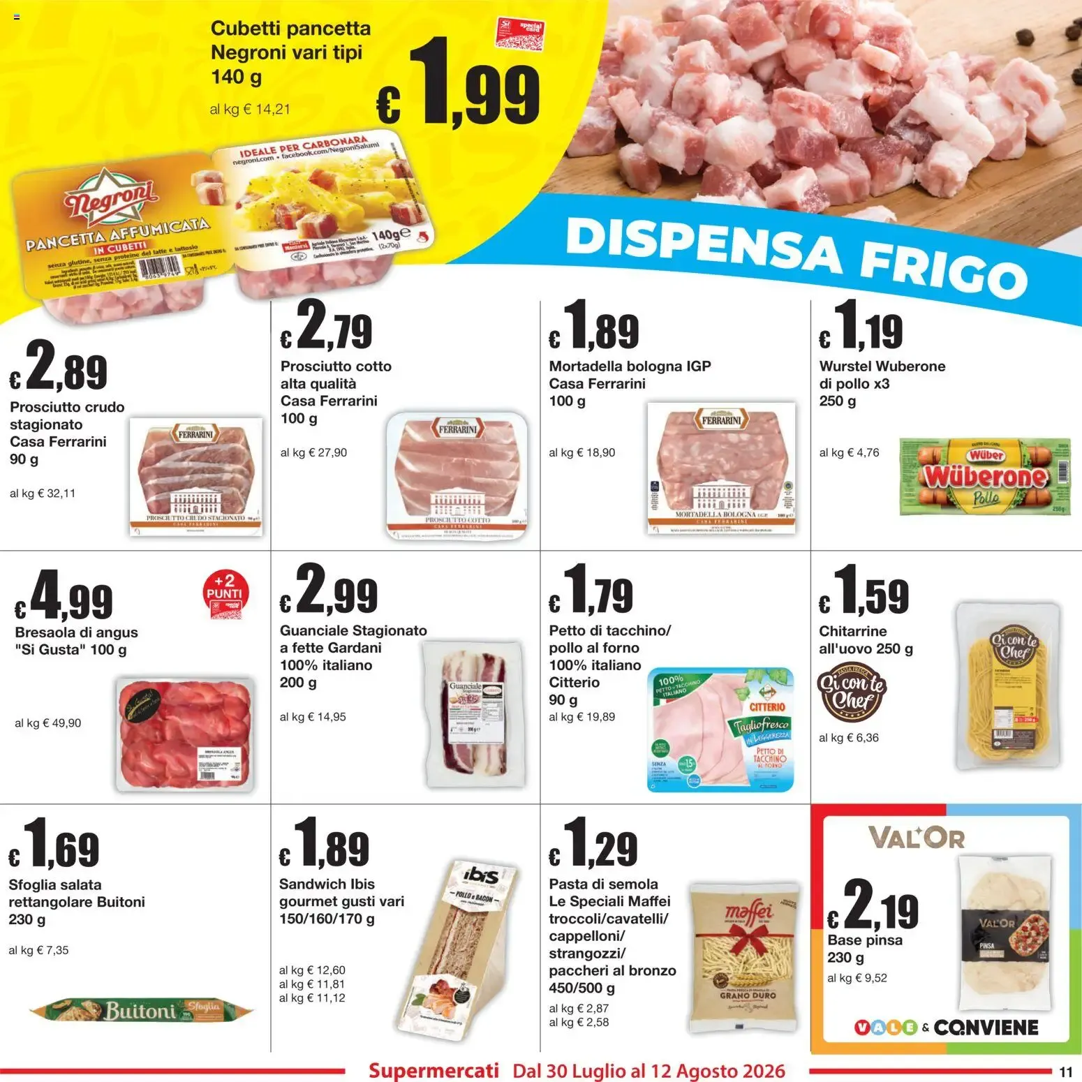 Sì con Te volantino dal 30/07/2026 - online Offerte da 30 luglio a 12 agosto di 2026 - Pagina del volantino 11