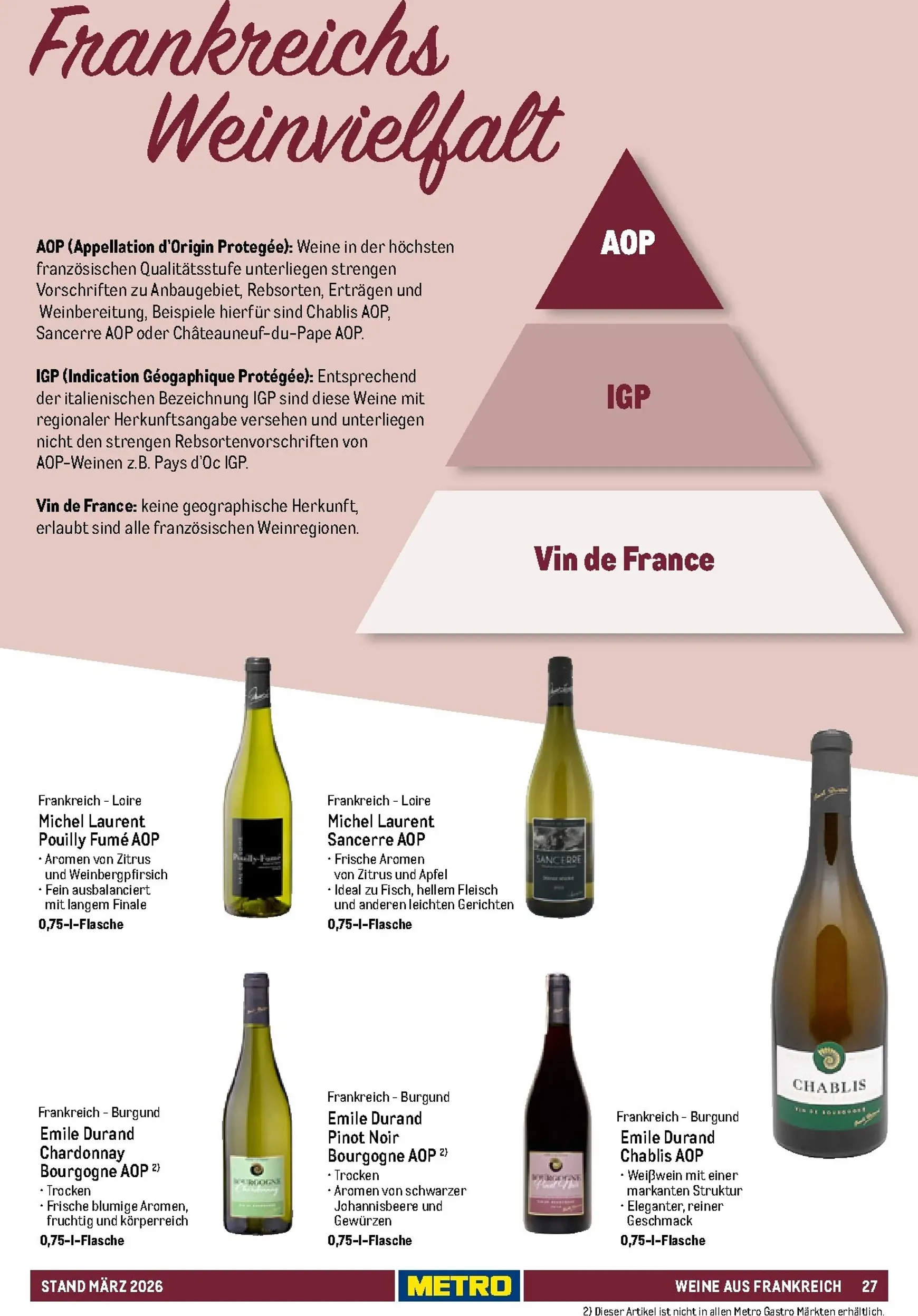 Sortimentskatalog Hauswein: Für jeden Anlass der passende Tropfen von 1. März bis 31. Dezember 2026 - Prospekt seite 27