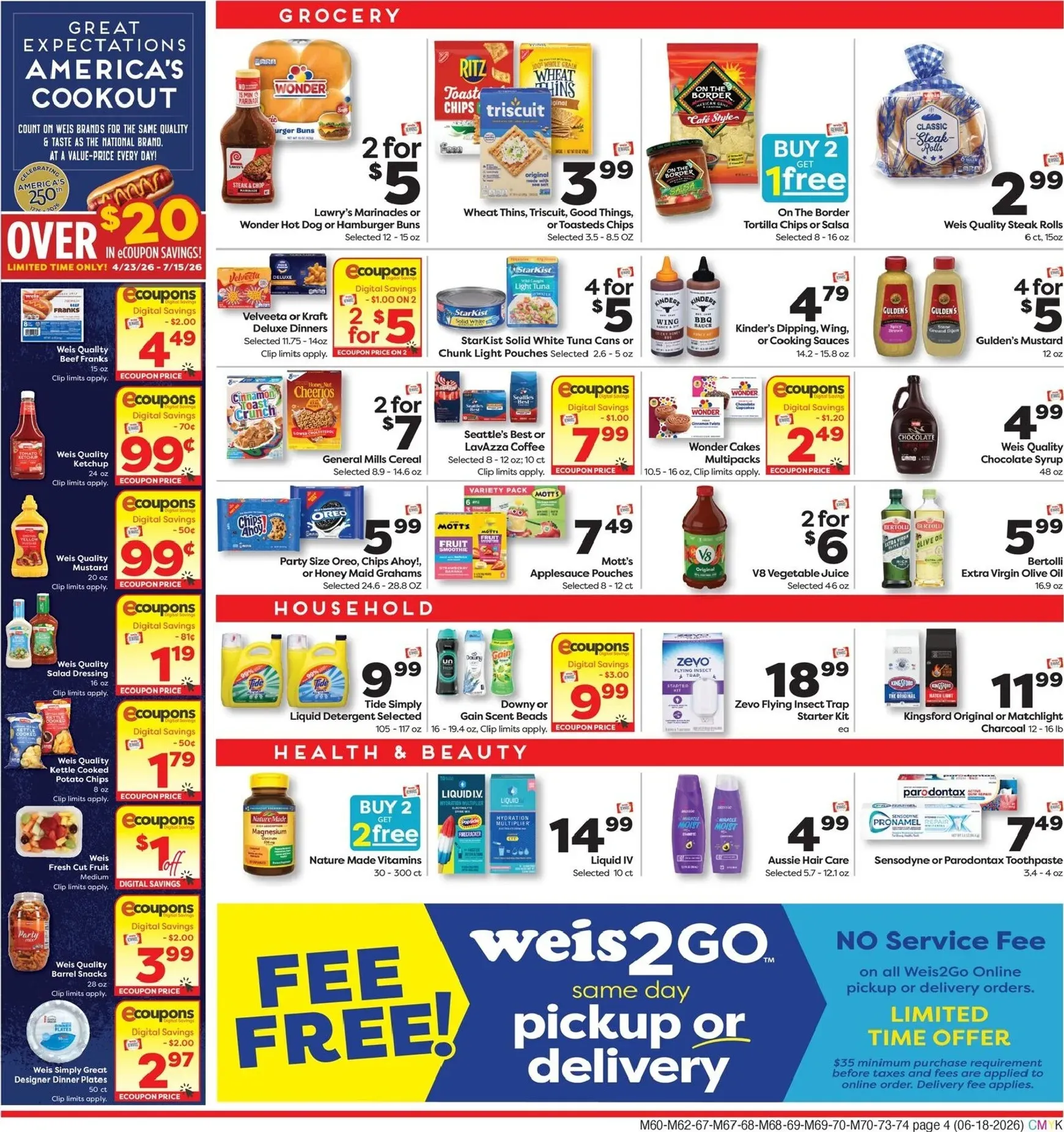 Weekly ad Weis PRICE LOCK: Extended Savings from June 18 to July 15 2026 - Page 7