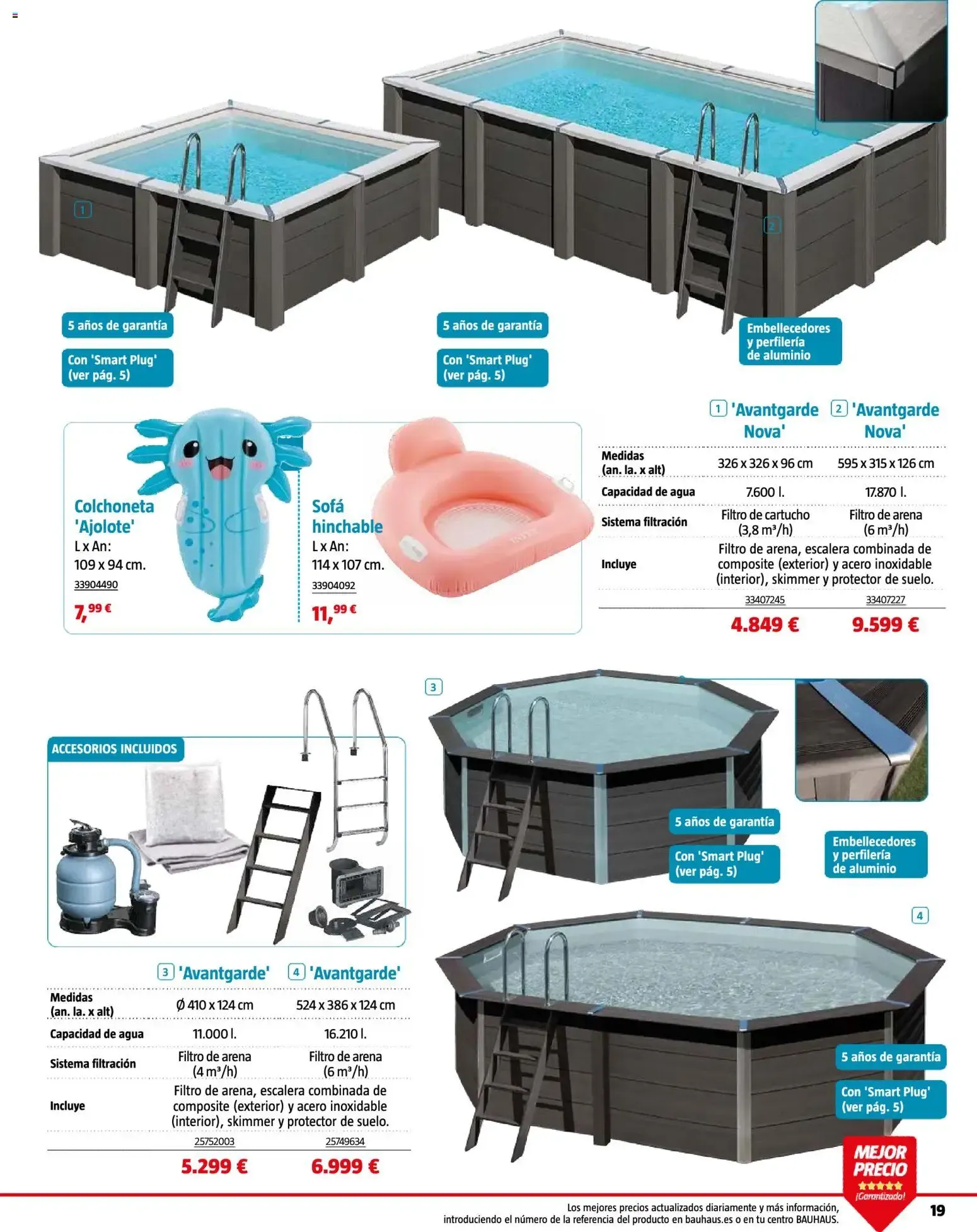 Catálogo de Bauhaus Piscinas, Spas, Limpieza y Mantenimiento 1 de junio al 5 de julio 2026 - Página 19