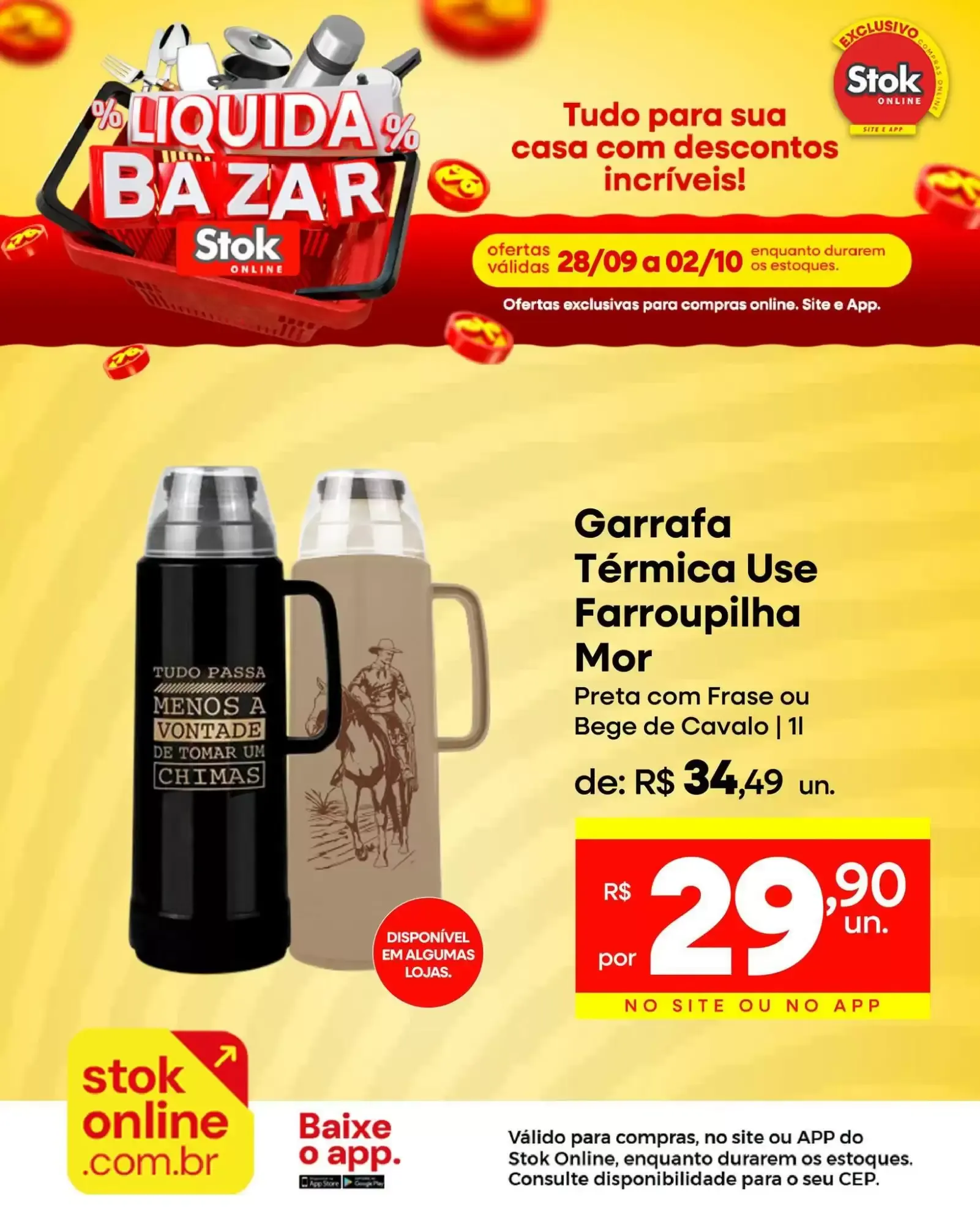 Encarte de Liquida Bazar Stok Online 28 de setembro até 2 de outubro 2026 - Pagina 3