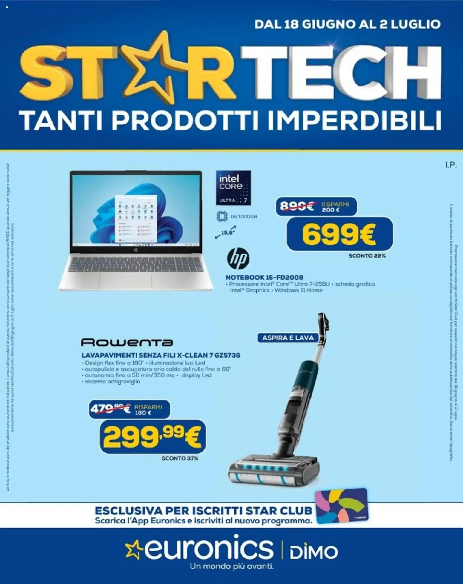 Euronics DIMO - STARTECH: TANTI PRODOTTI IMPERDIBILI da 18 giugno a 2 luglio di 2026 - Pagina del volantino 1