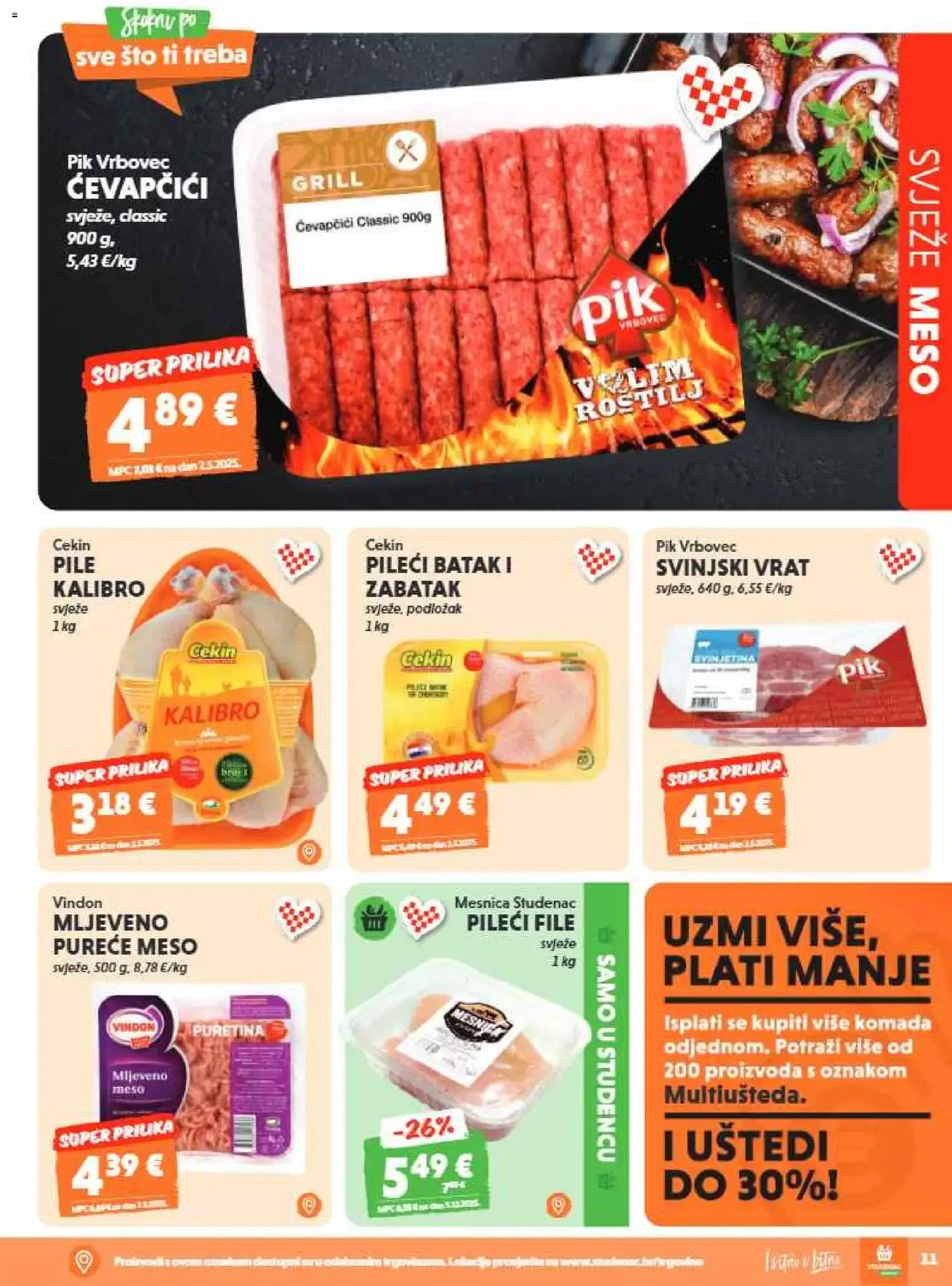 Katalog Studenac Market: Tjedna Akcija od 29. srpnja do 11. kolovoza 2026. - Pregled Stranica 11