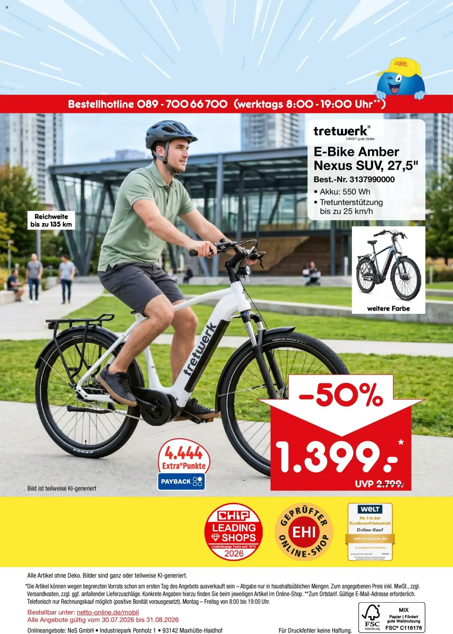 Netto Marken-Discount: E-SUV S5G Centro E-Bike von 1. August bis 31. August 2026 - Prospekt seite 8