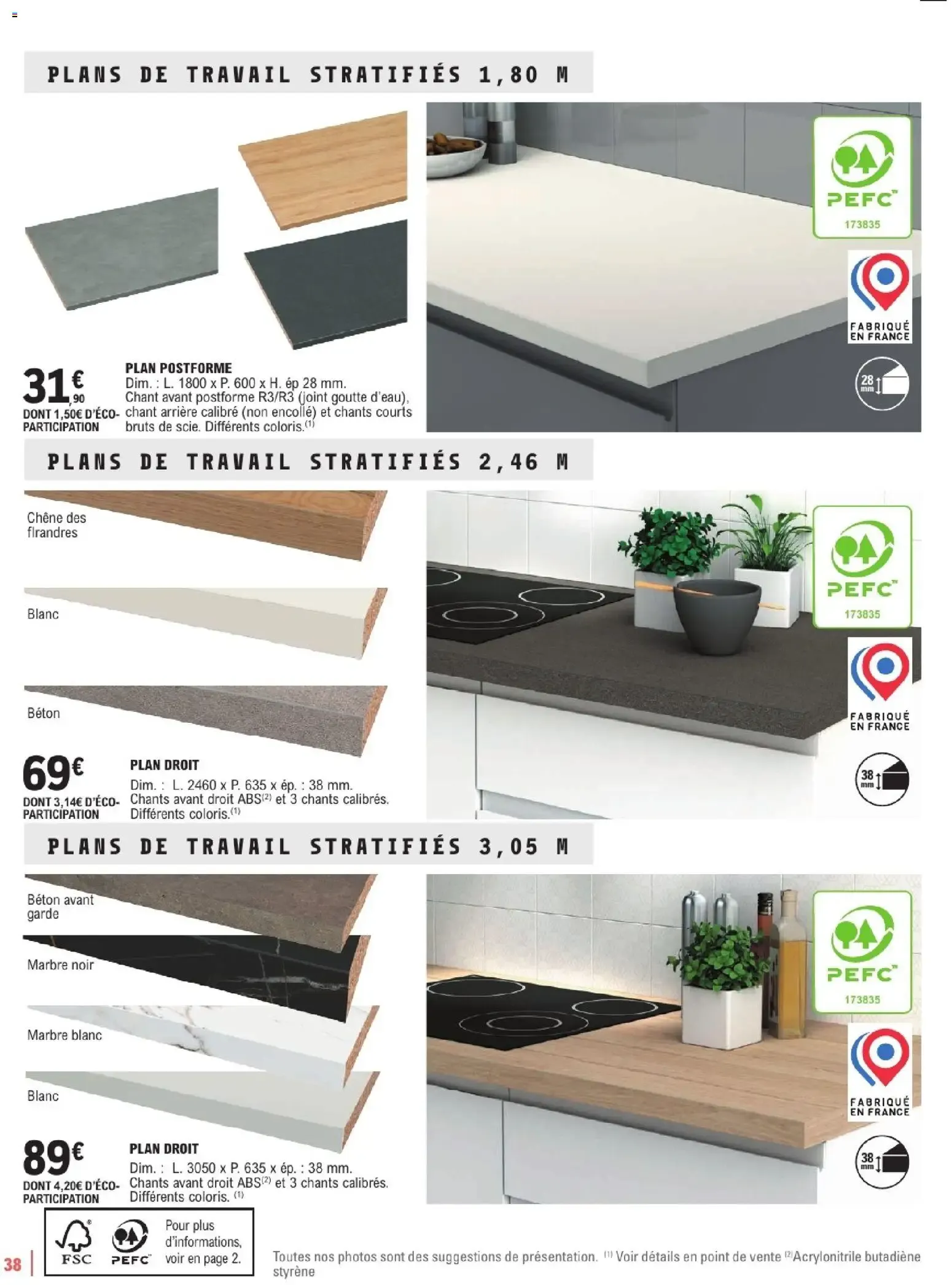 Brico E.Leclerc - Guide aménagement intérieur à partir du 06/01/2026 - promo en ligne du 6 janvier au 7 février 2026 - Catalogue page 38