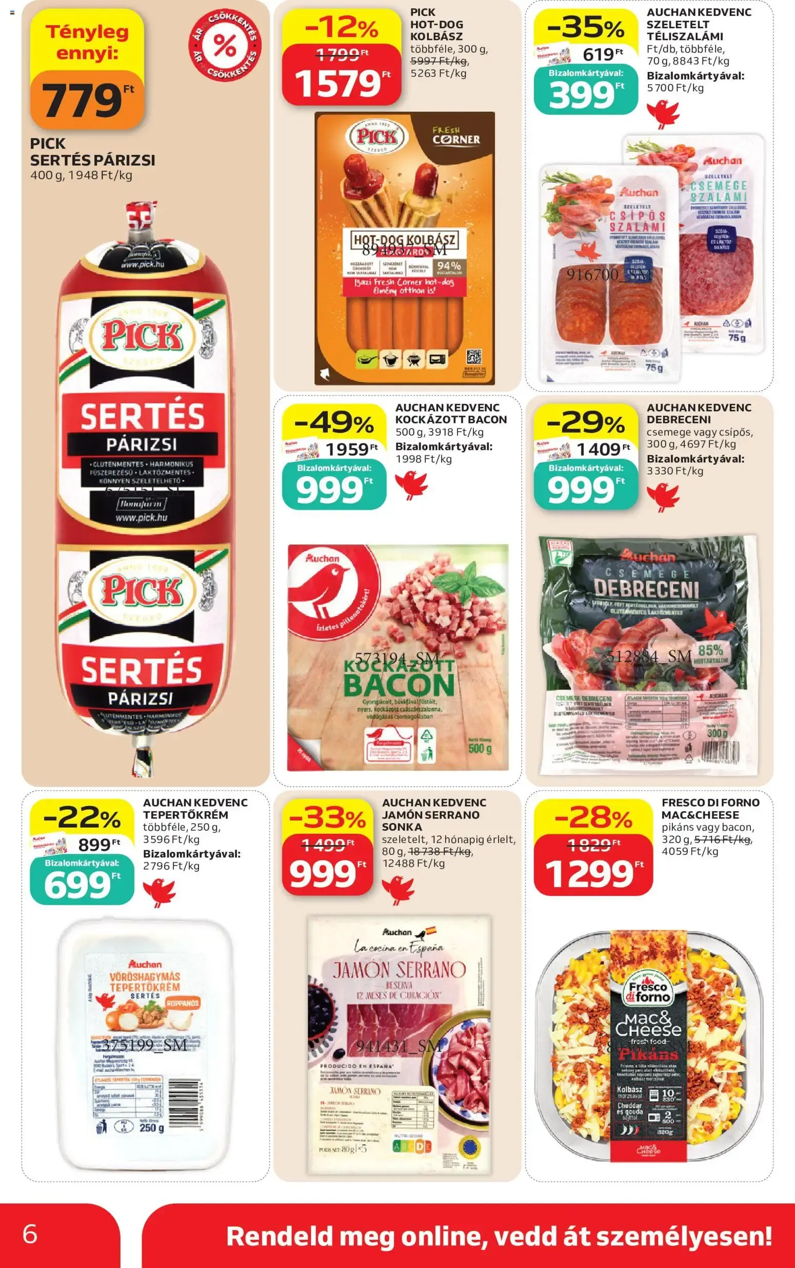 Katalógus Auchan Szupermarket szeptember 17.-tól szeptember 23.-ig 2026. - Oldal 6