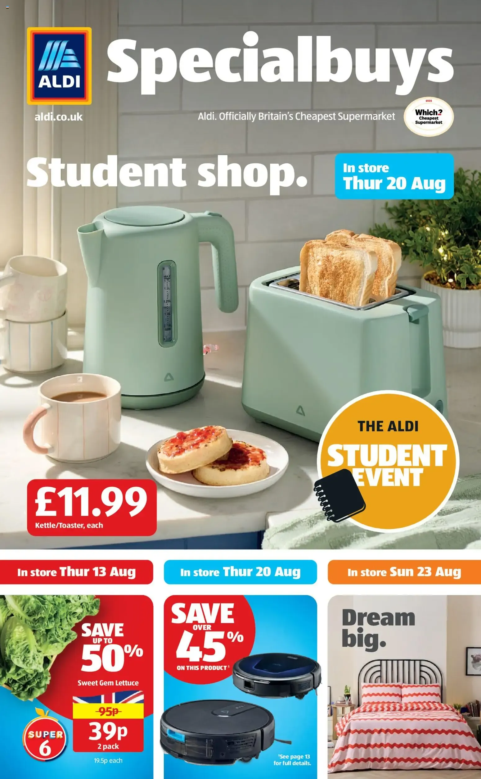 Aldi Specialbuys: Student Event