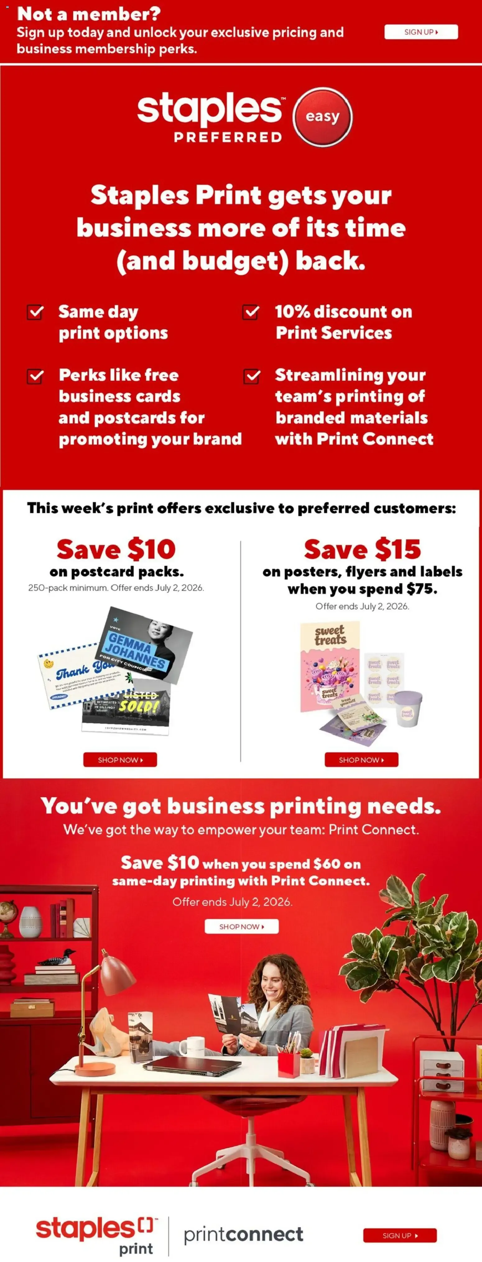Staples Easy Deal Days from June 19 to June 26 2026 - flyer page 19