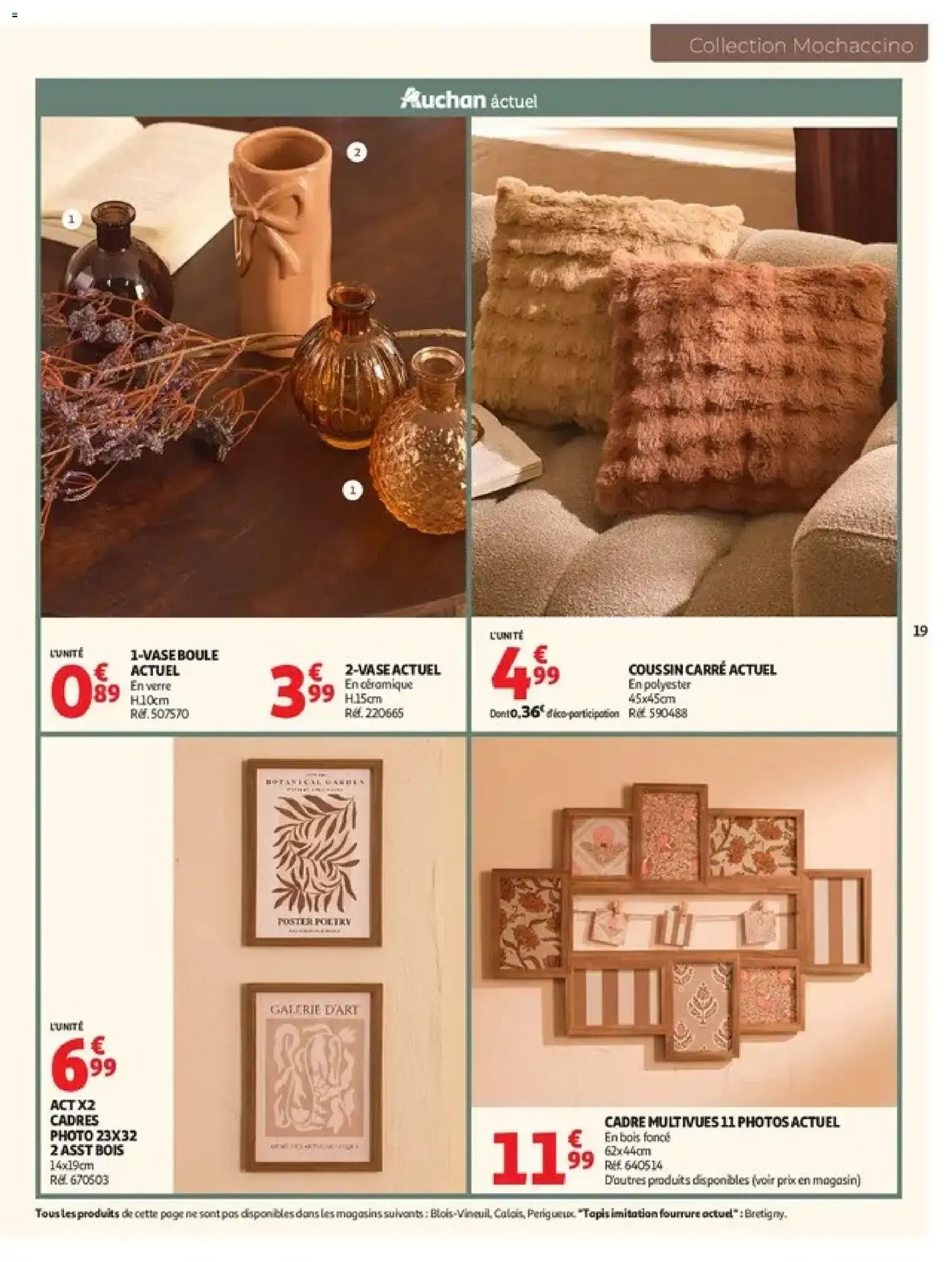Auchan Inspiration déco à partir du 01/09/2026 - promo en ligne du 1 septembre au 1 novembre 2026 - Catalogue page 19