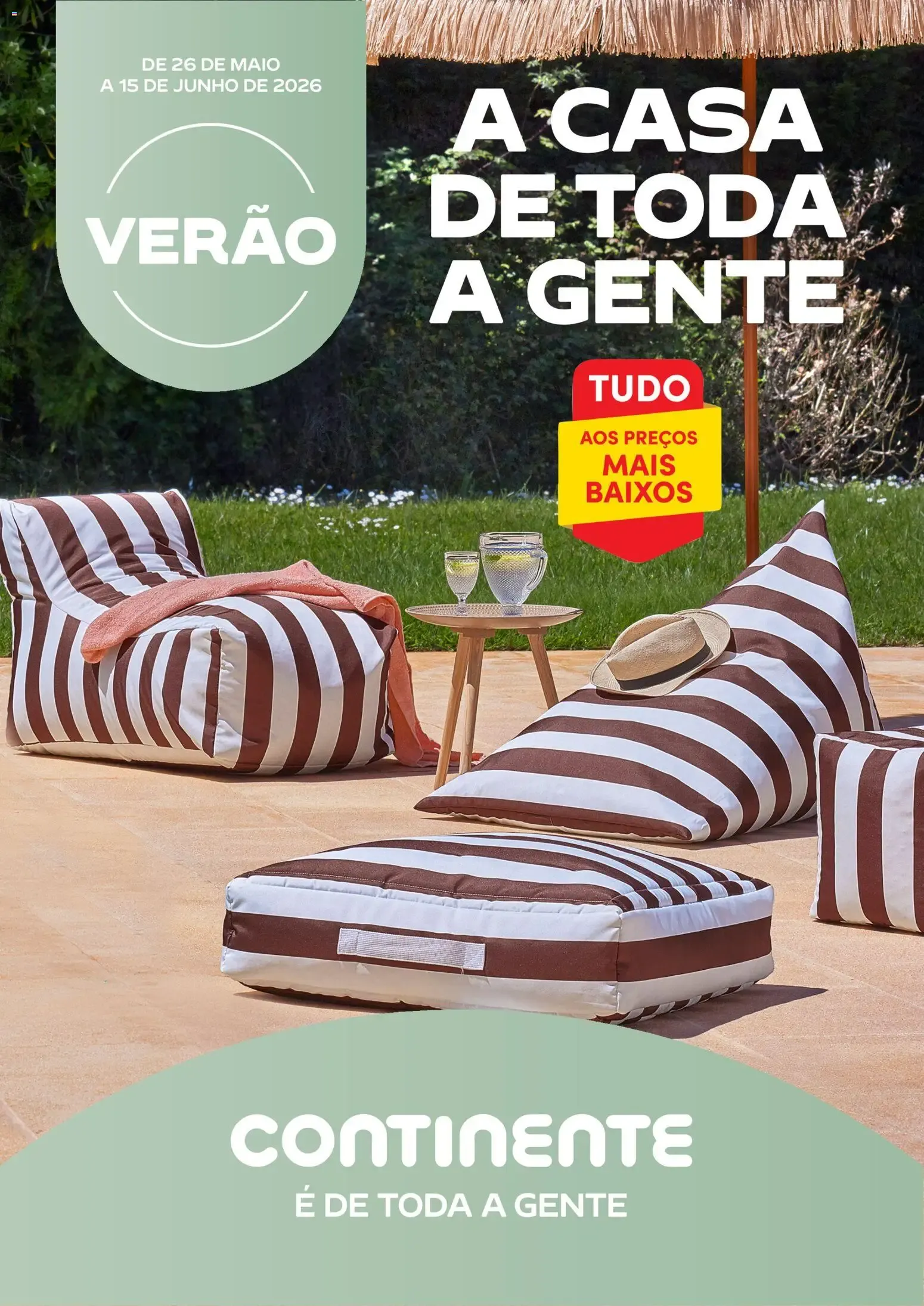 Folheto Continente Açores: Verão » de 26/05/2026 - 15/06/2026 de 26 de maio até 15 de junho 2026 - Pagina 1