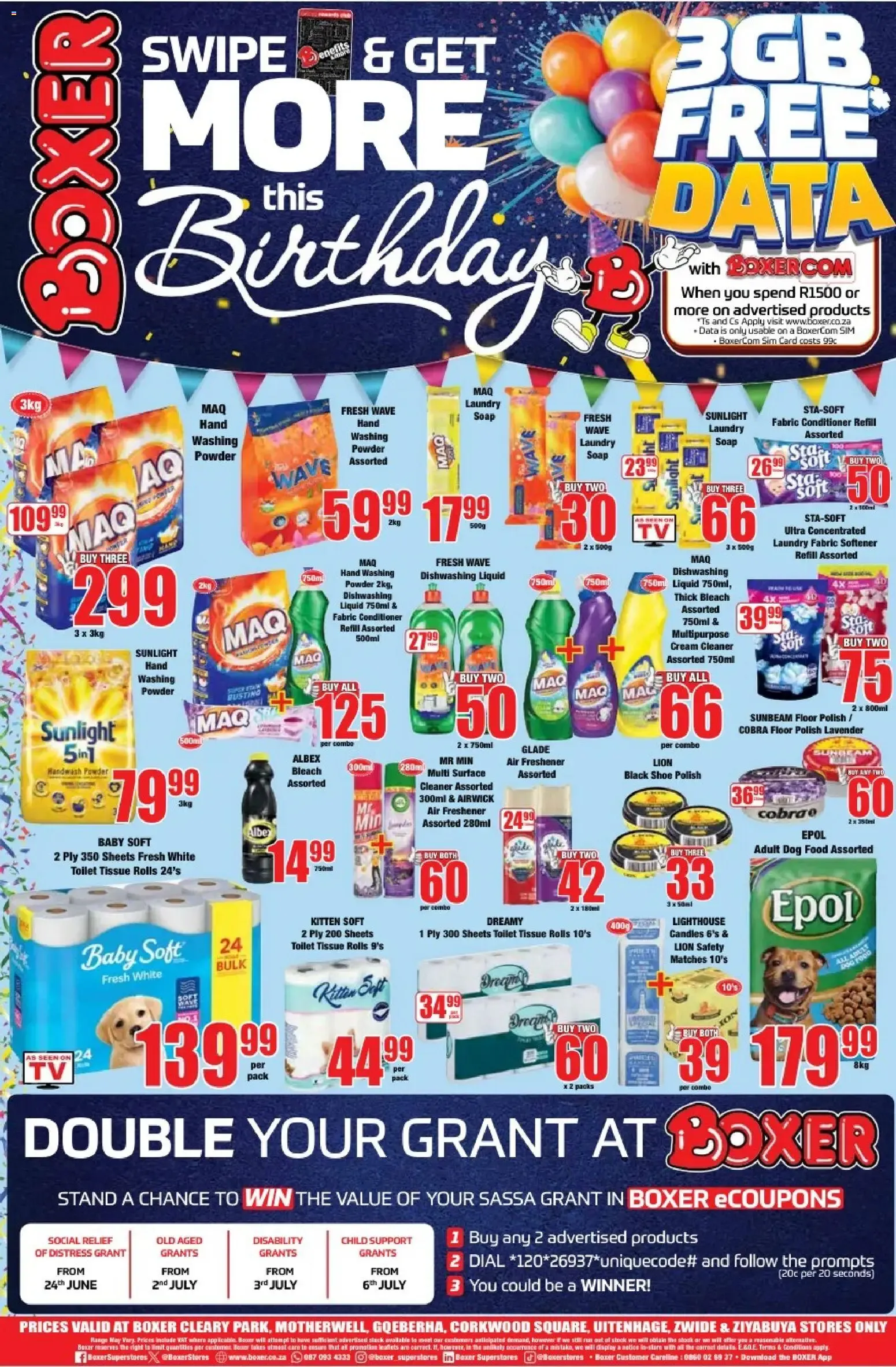 Boxer Eastern Cape Selected Stores - Specials (22/06/2026 - 08/07/2026) Online from 22 June to 8 July 2026 - Catalogue Page 12