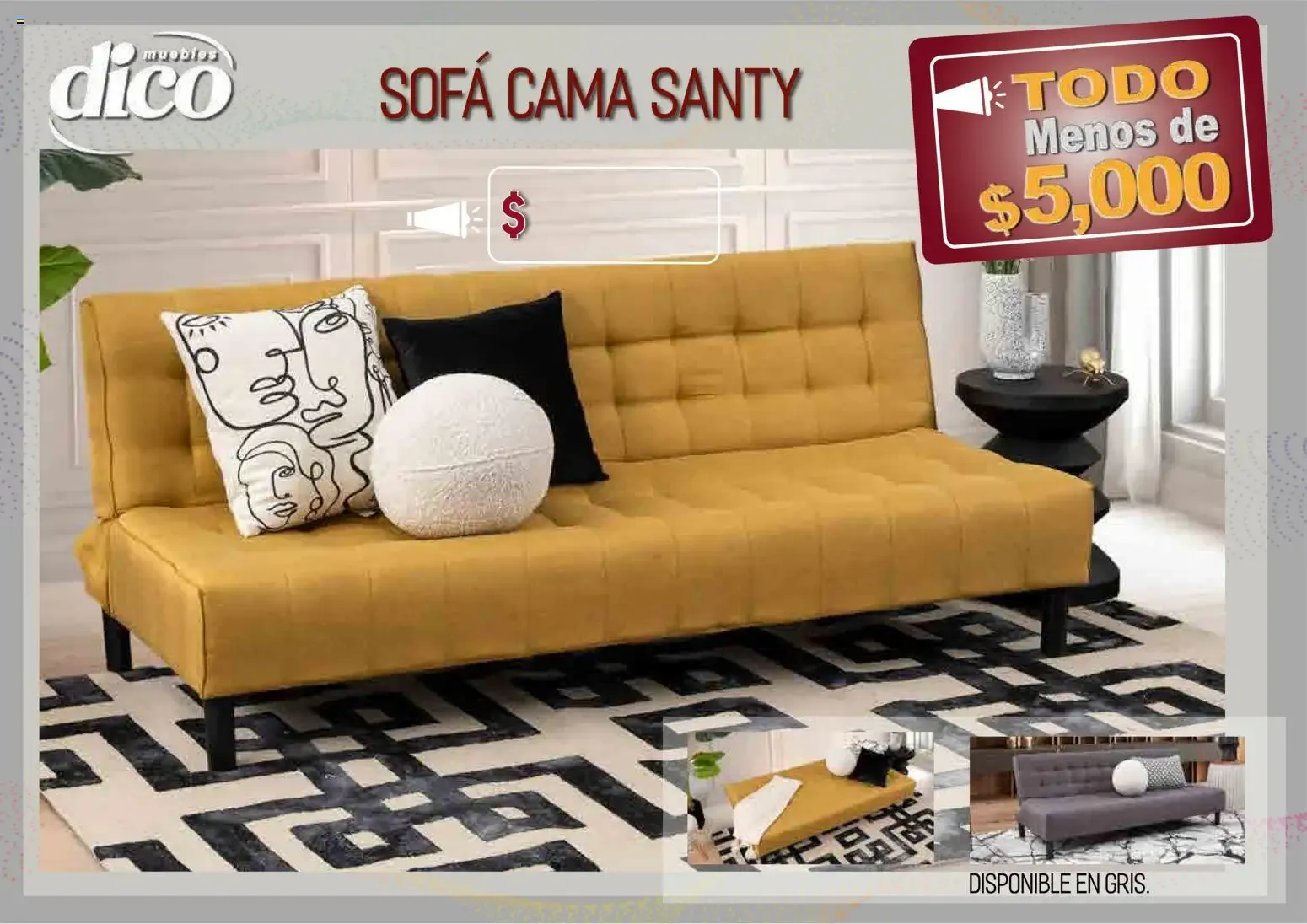 Catálogo de Muebles Dico - Todo Menos de $5,000 9 de abril al 31 de diciembre 2026 - Pagina 31