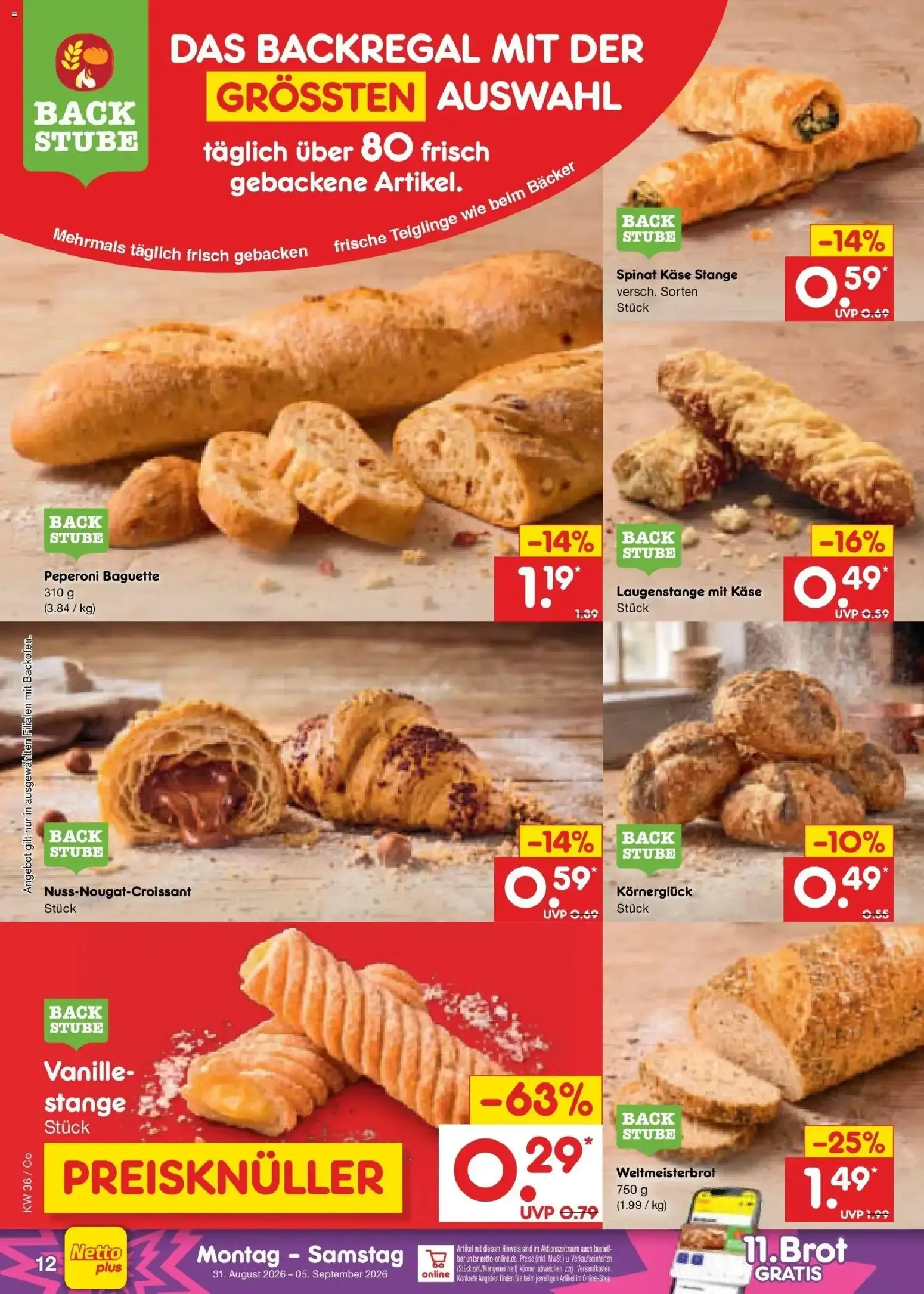 Netto Marken-Discount XXL SPAR GANZ NAH von 31. August bis 5. September 2026 - Prospekt seite 16