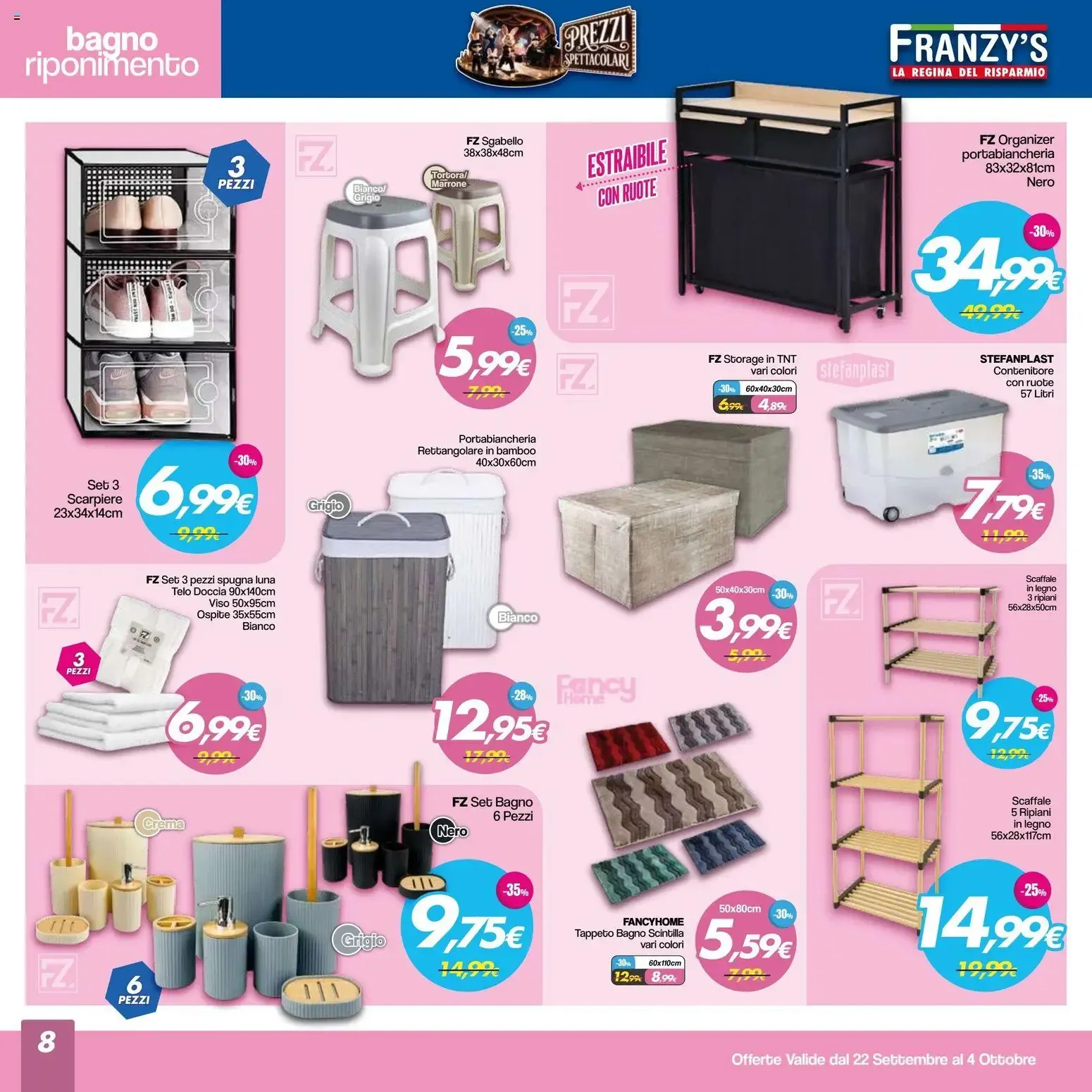 Franzy's volantino dal 22/09/2026 - online Offerte da 22 settembre a 4 ottobre di 2026 - Pagina del volantino 8