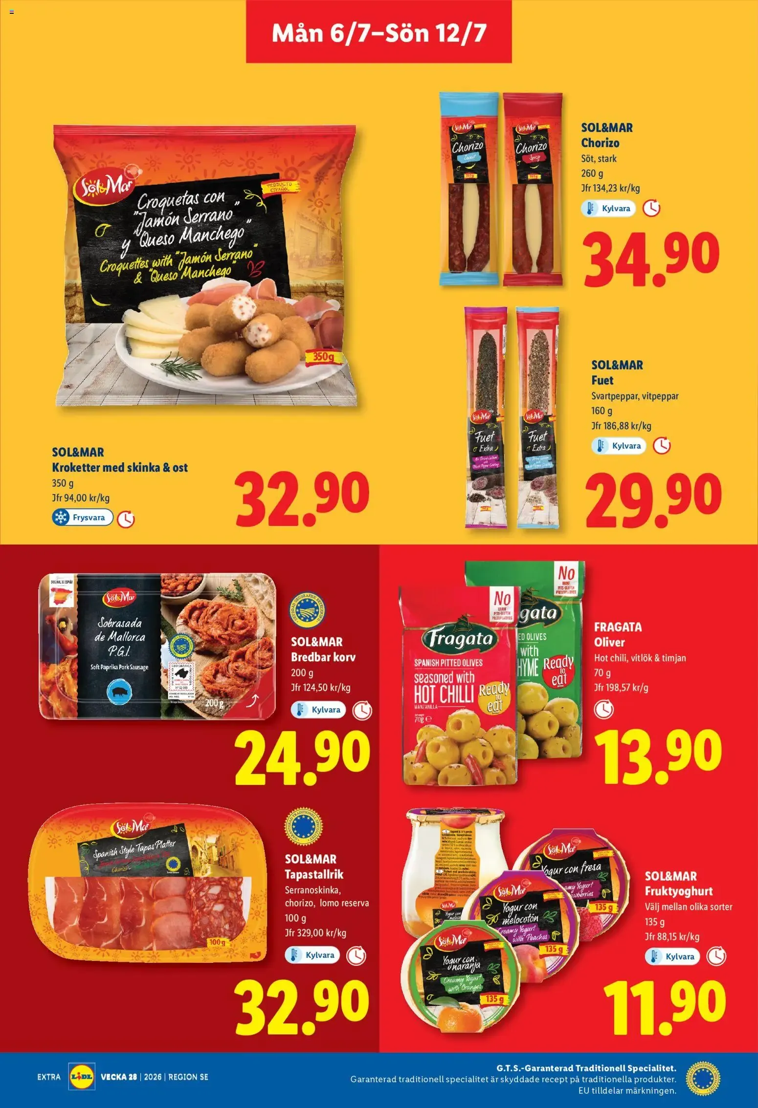 Lidl erbjudanden från 06/07/2026 - 12/07/2026 > Reklamblad nuvarande rabatter från 6 juli till 12 juli 2026 - Reklamblad sidor 14