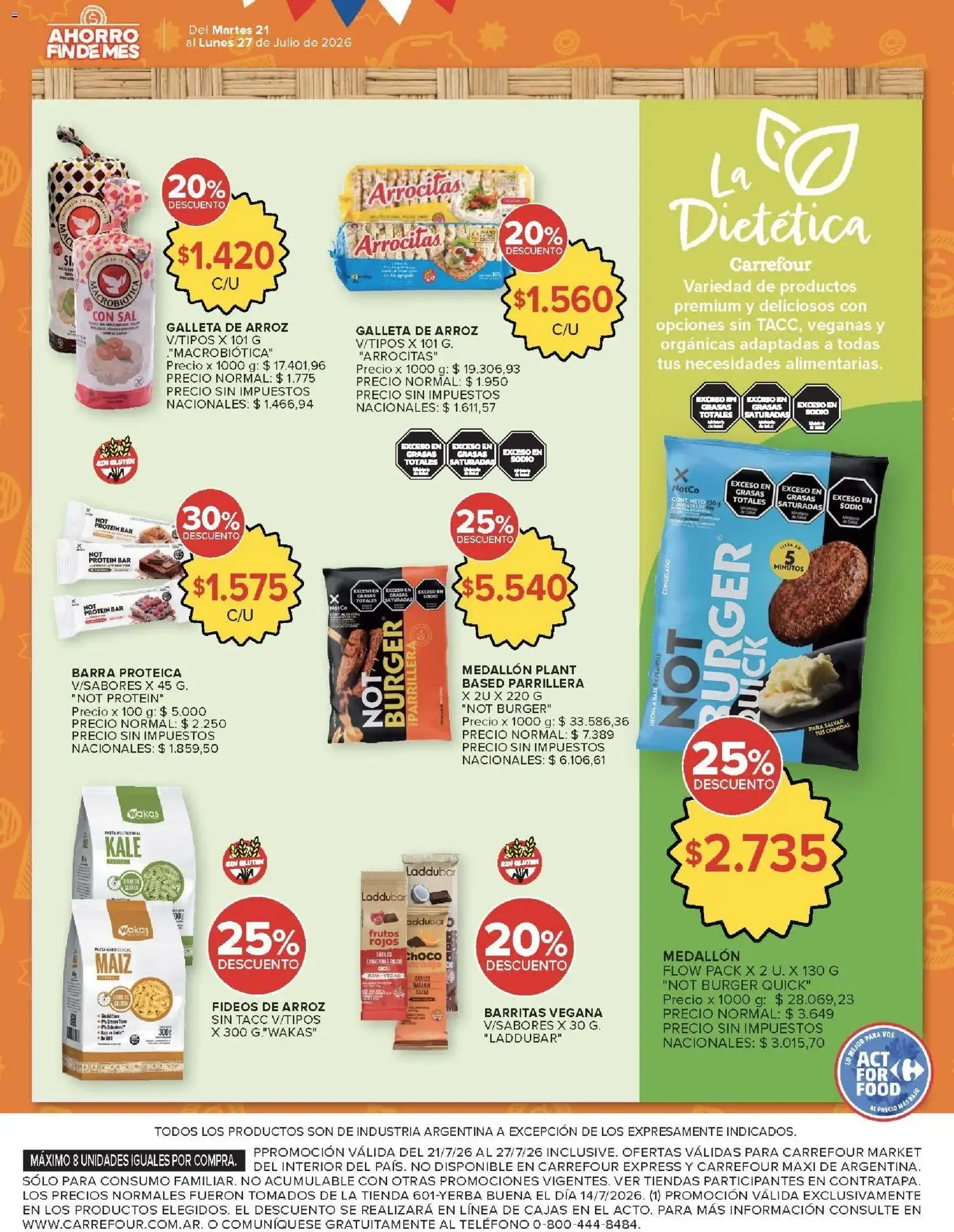 Ofertas de Carrefour Market - Ahorro Fin de Mes 21 de julio al 27 de julio 2026 - Página 7 del catálogo