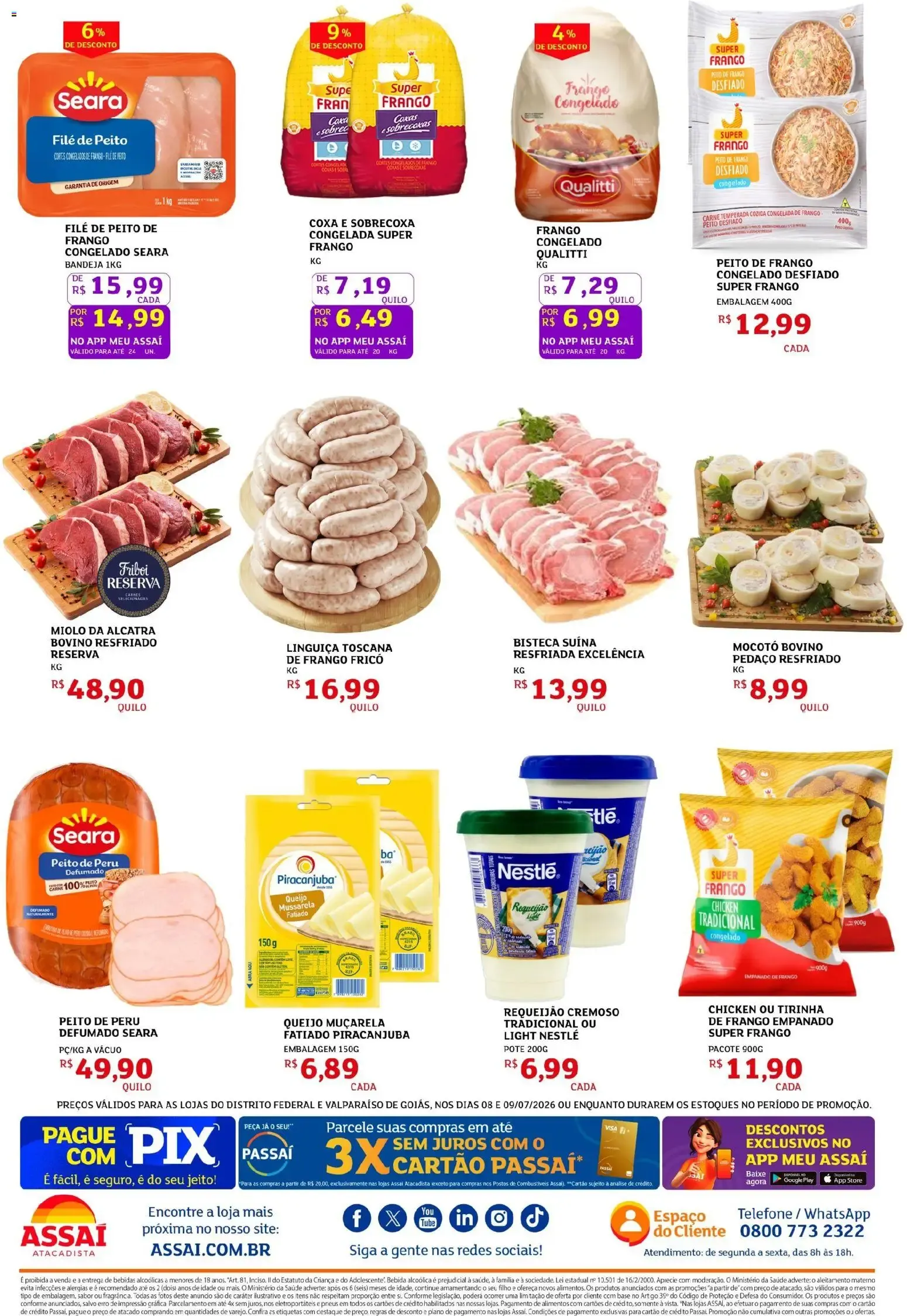 Encarte de Assaí Atacadista ofertas - DF de 08/07/2026 | Promoções Online 8 de julho até 9 de julho 2026 - Pagina 2