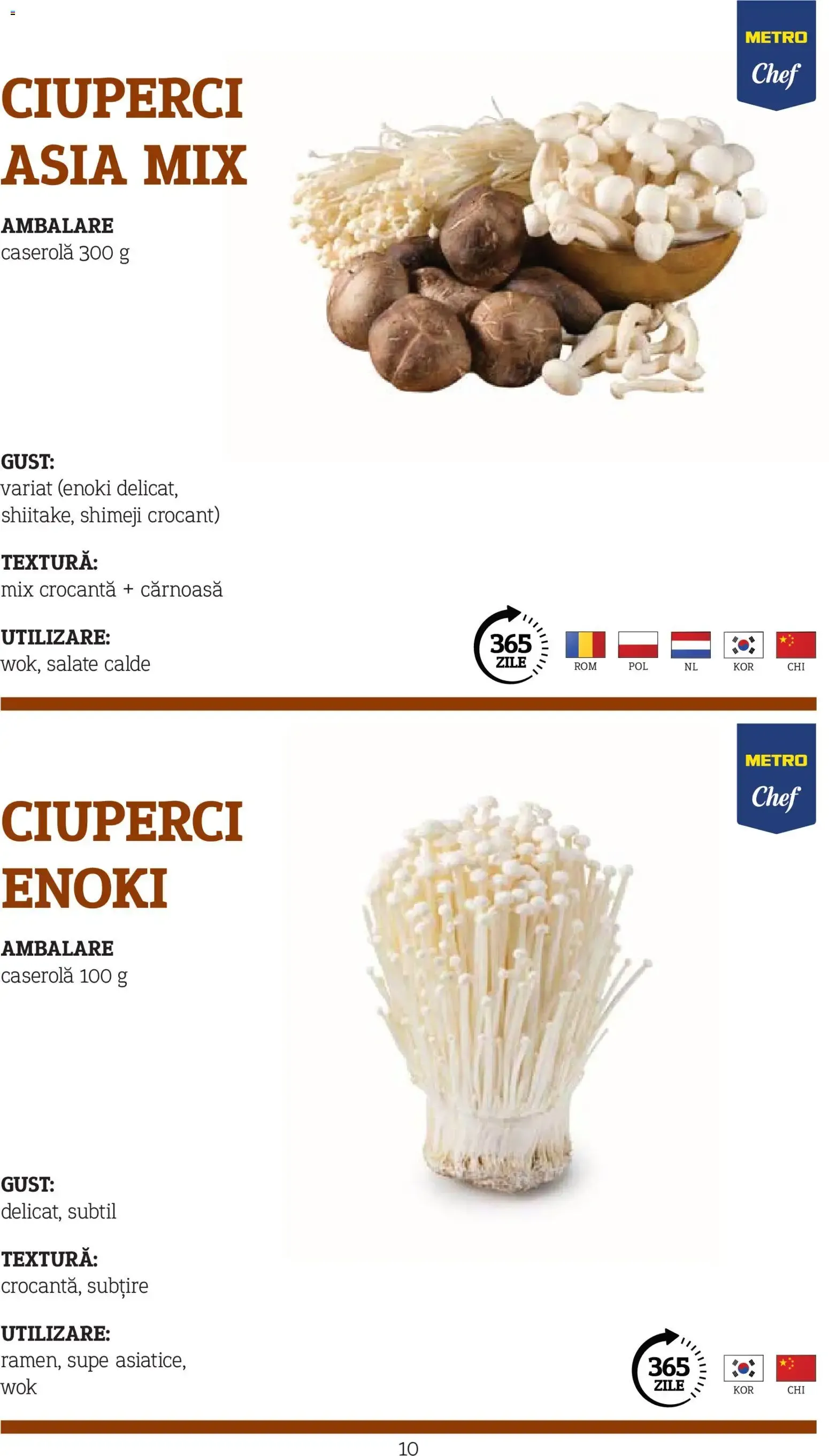 Catalog Metro catalog - Varietăți de Ciuperci - Oferta 10.11.2025 - 31.12.2026 de la 10 noiembrie până la 31 decembrie 2026 - Revista Pagina 10