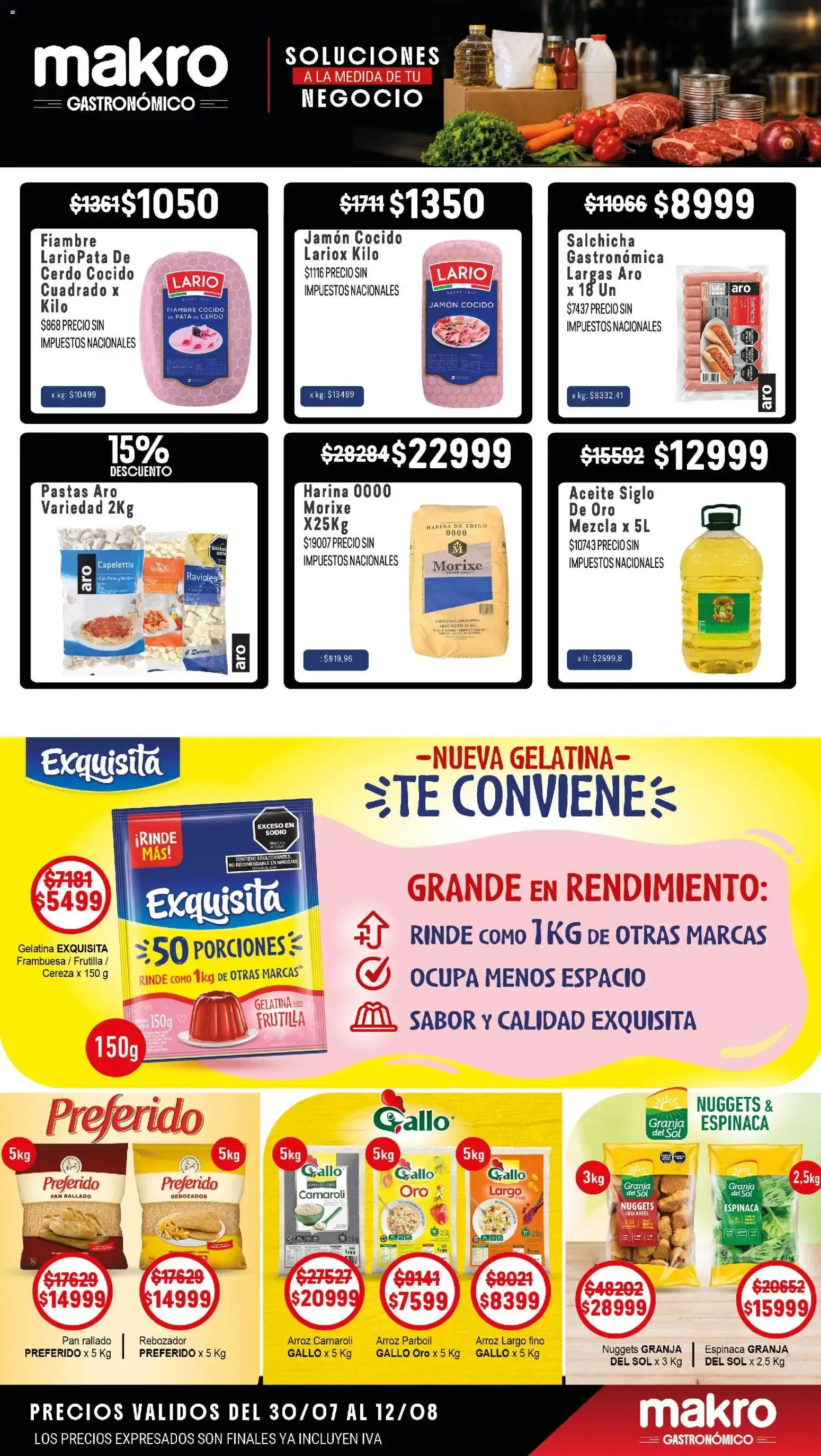 Ofertas de Makro Ofertas GASTRONÓMICO del 30/07/2026 - 12/08/2026 30 de julio al 12 de agosto 2026 - Página 3 del catálogo