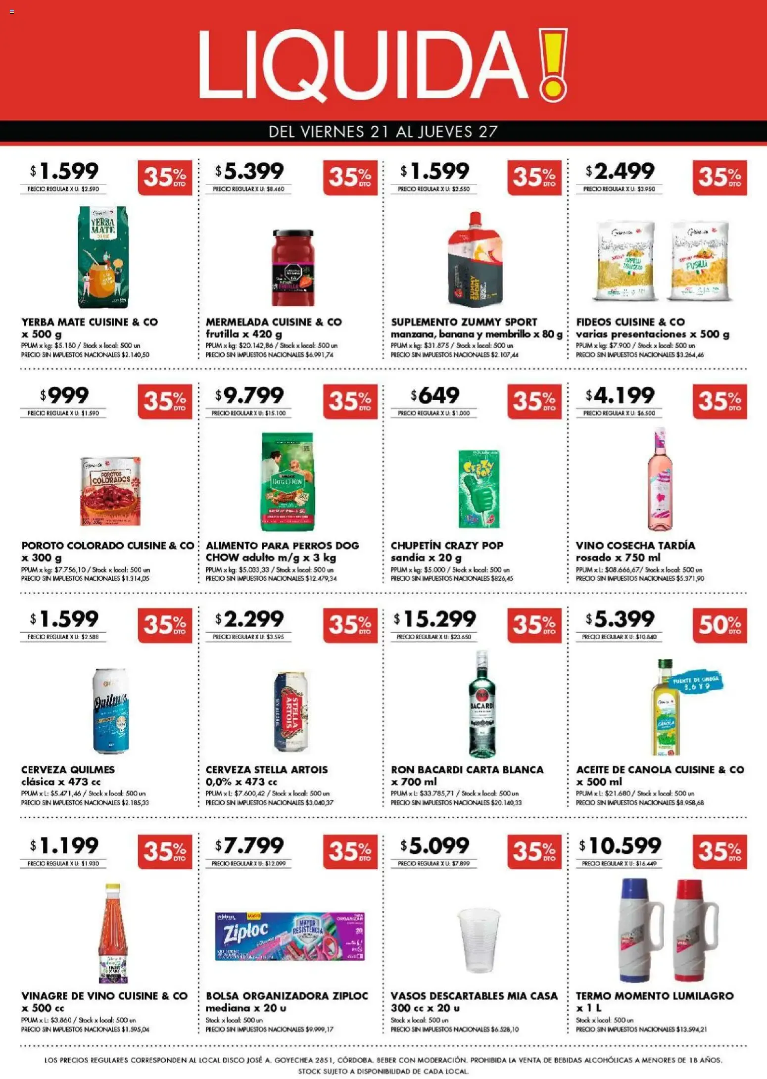 Ofertas de Disco - Superofertas Córdoba 21 de agosto al 23 de agosto 2026 - Página 10 del catálogo