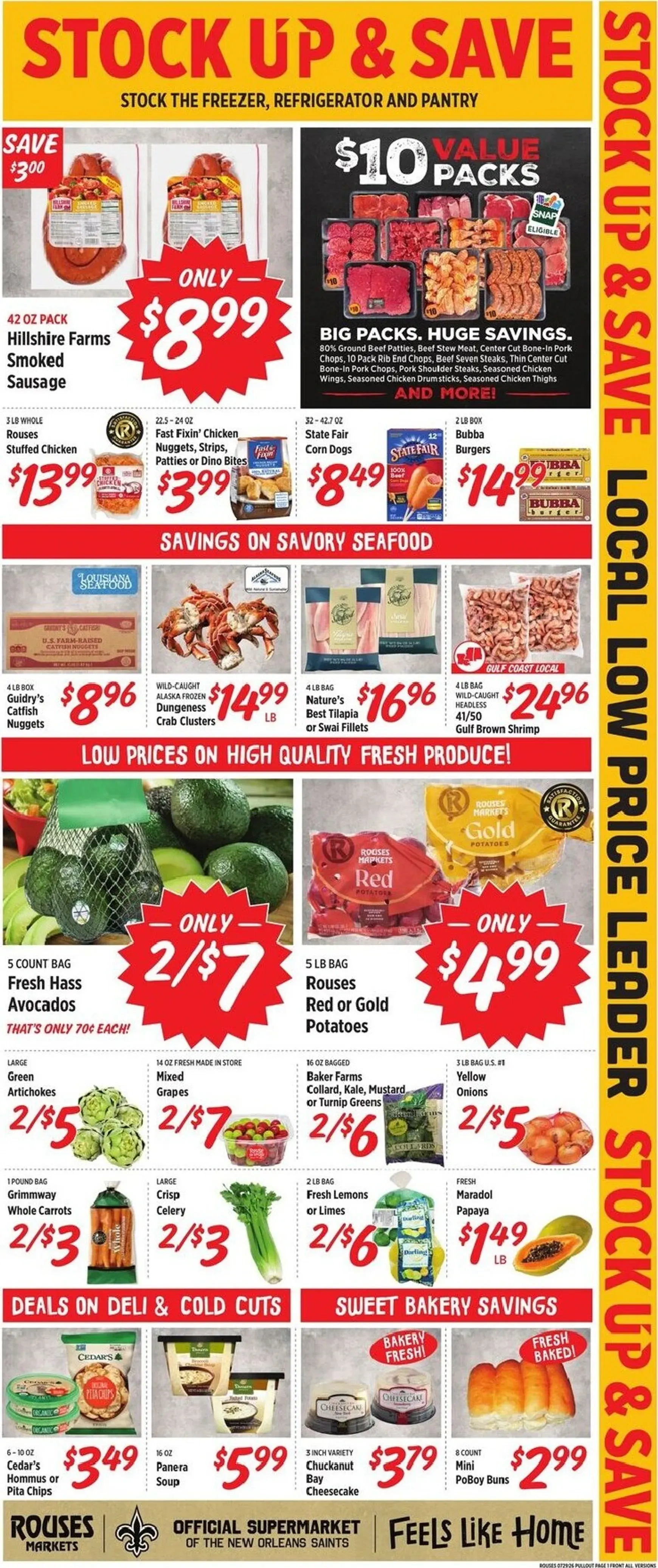 Weekly ad Current Rouses Markets leaflet valid from Wednesday 07/29/2026 to Wednesday 08/05/2026 from July 29 to August 5 2026 - Page 3