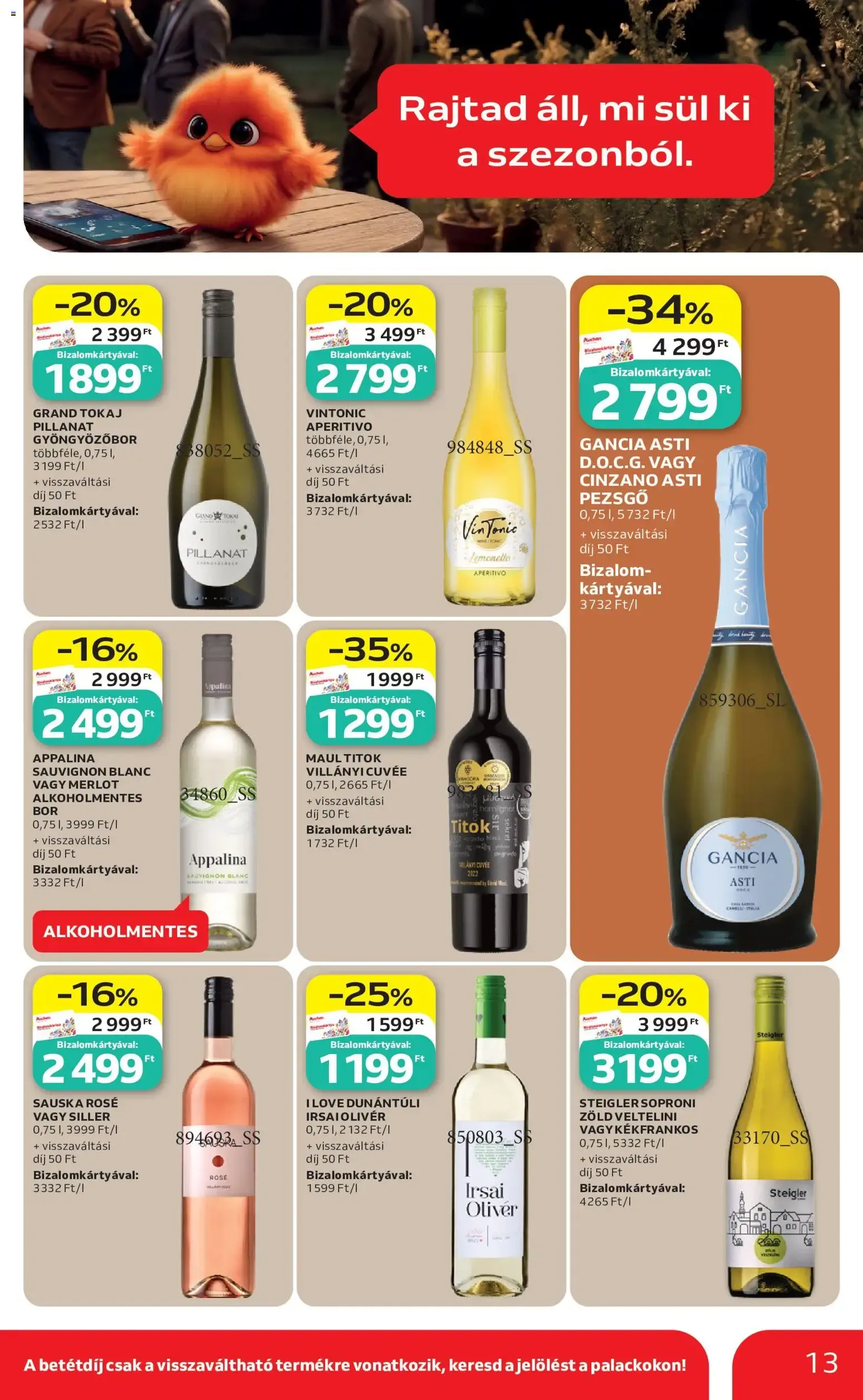 Katalógus Auchan Grill ajánlataink - 2026.06.25. -tól/töl > akció, lapozható szórólap 🛍️ június 25.-tól július 8.-ig 2026. - Oldal 13