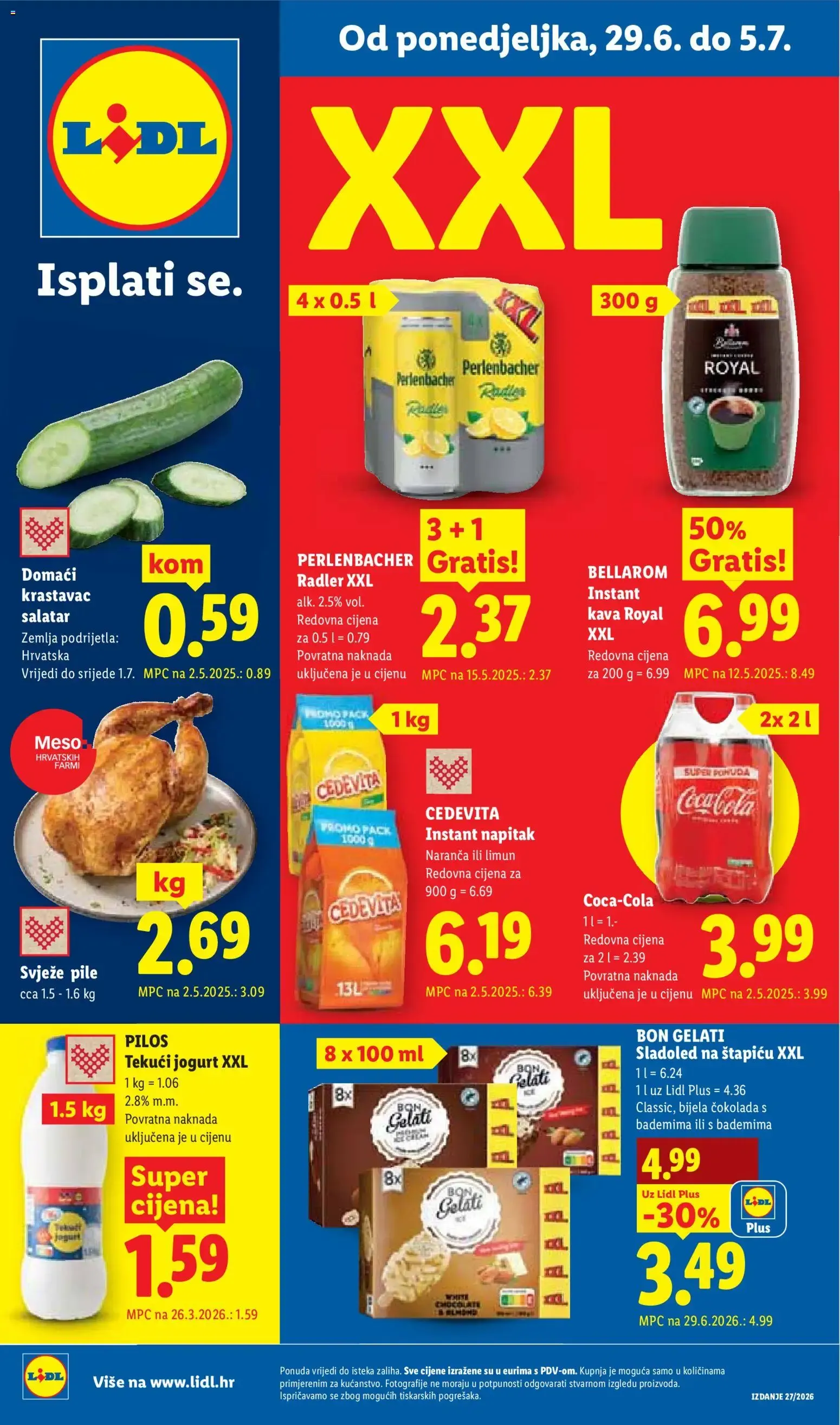 Katalog Lidl Katalog novi od 29.06.2026 na listanje > letak digitalni od 29. lipnja do 5. srpnja 2026. - Pregled Stranica 1