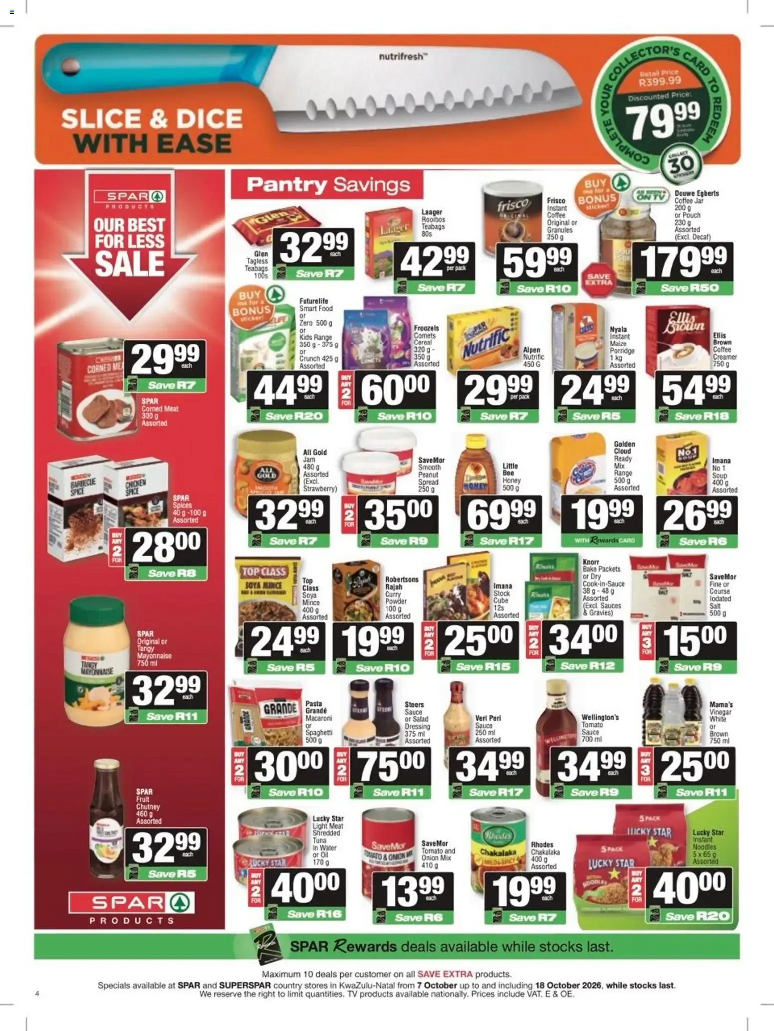 Spar Super Savings (07/10/2026 - 18/10/2026) Online from 7 October to 18 October 2026 - Catalogue Page 4