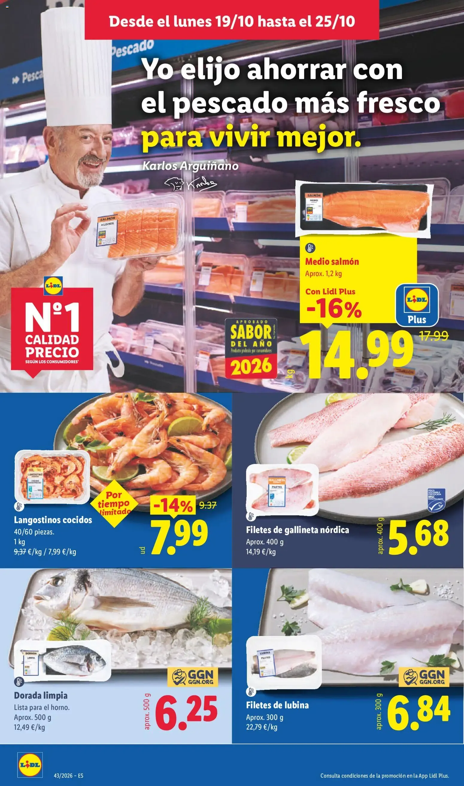 Catálogo de Lidl: Ofertas de carne y otros productos 19 de octubre al 25 de octubre 2026 - Página 12