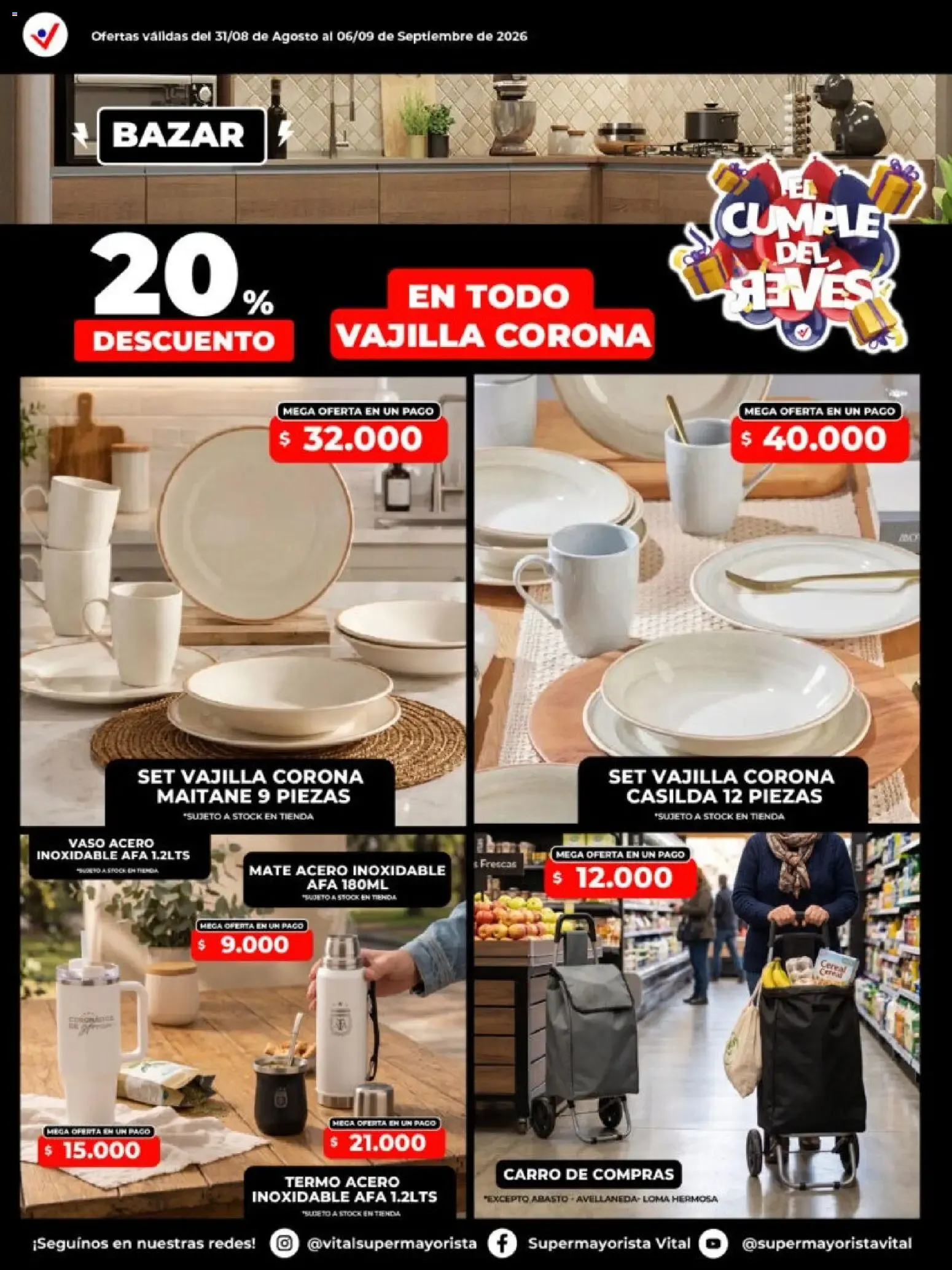 Ofertas de Vital - Especial de nonfood || del 31/08/2026 - 06/09/2026 || Catálogo 31 de agosto al 6 de septiembre 2026 - Página 3 del catálogo