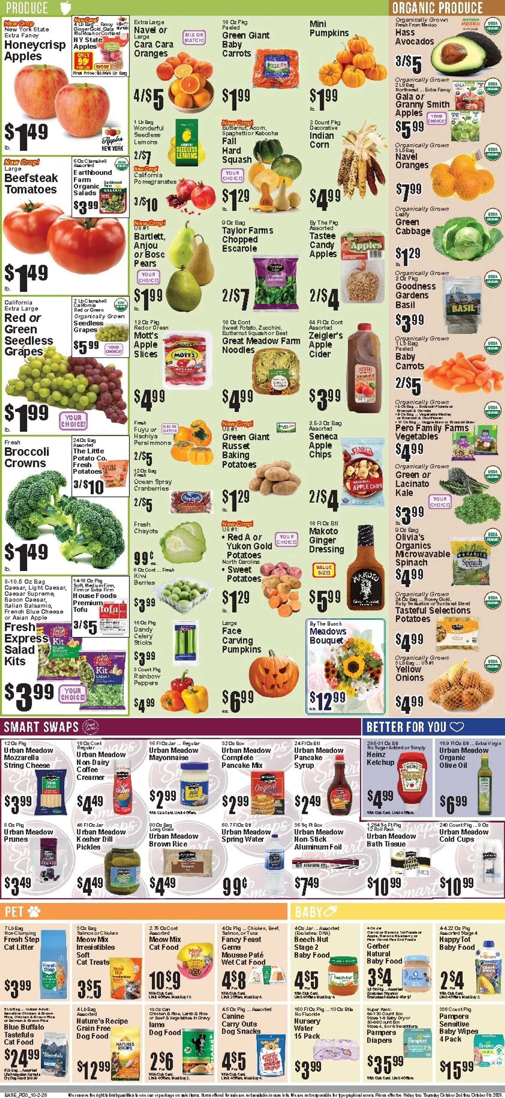 Weekly ad Current Food Universe leaflet valid from Friday 10/02/2026 to Thursday 10/08/2026 from October 2 to October 8 2026 - Page 4