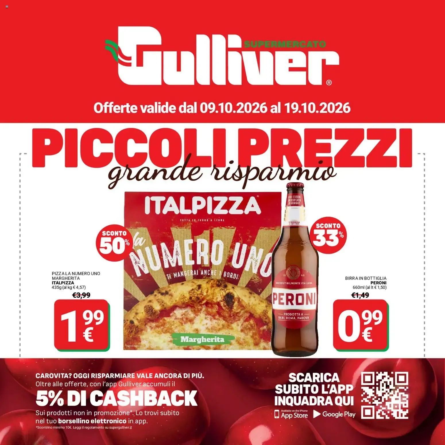 Nuovo Gulliver volantino dal 09/10/2026 > offerte anteprima 🛍️ da 9 ottobre a 19 ottobre di 2026 - Pagina del volantino 1